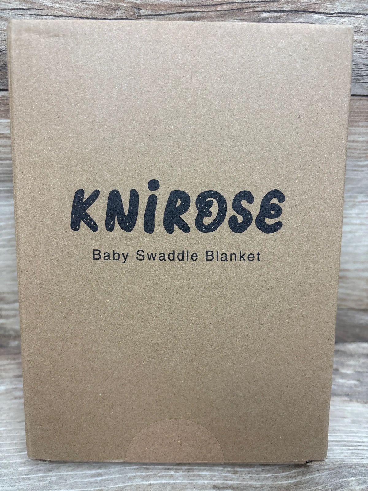 NEW Knirose Premium Soft Cotton Baby Swaddle Blanket in Button PeachPink sz 0-3m