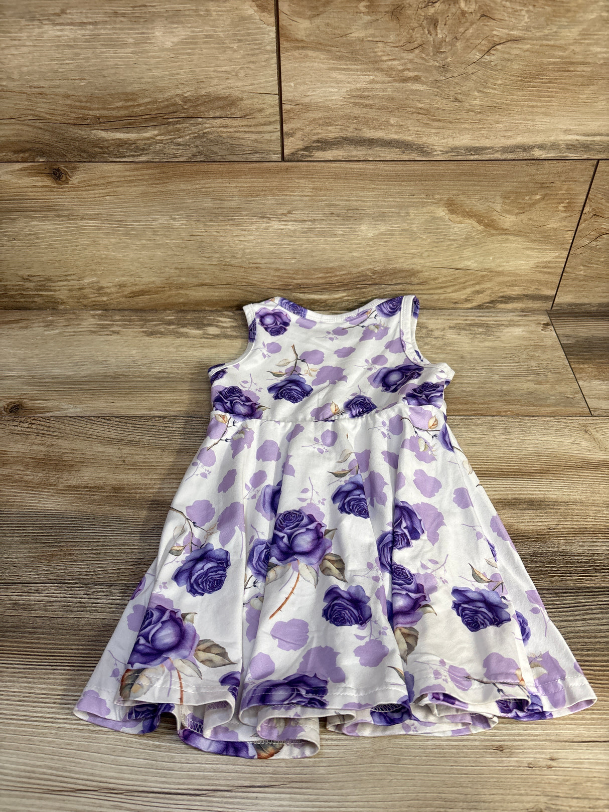 Floral Sleeveless Dress White sz 18-24m