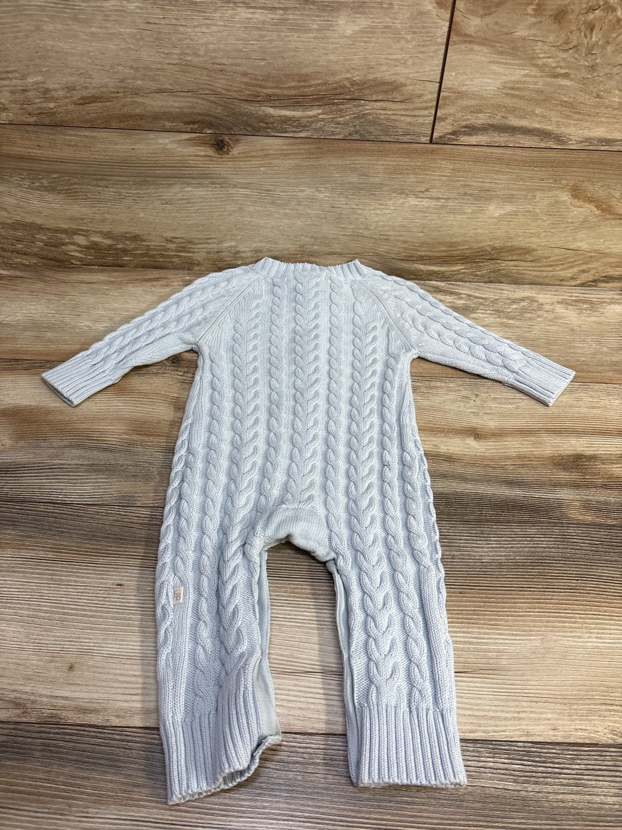 NEW Elegant Baby Cable Knit Coverall Blue sz 6-9m