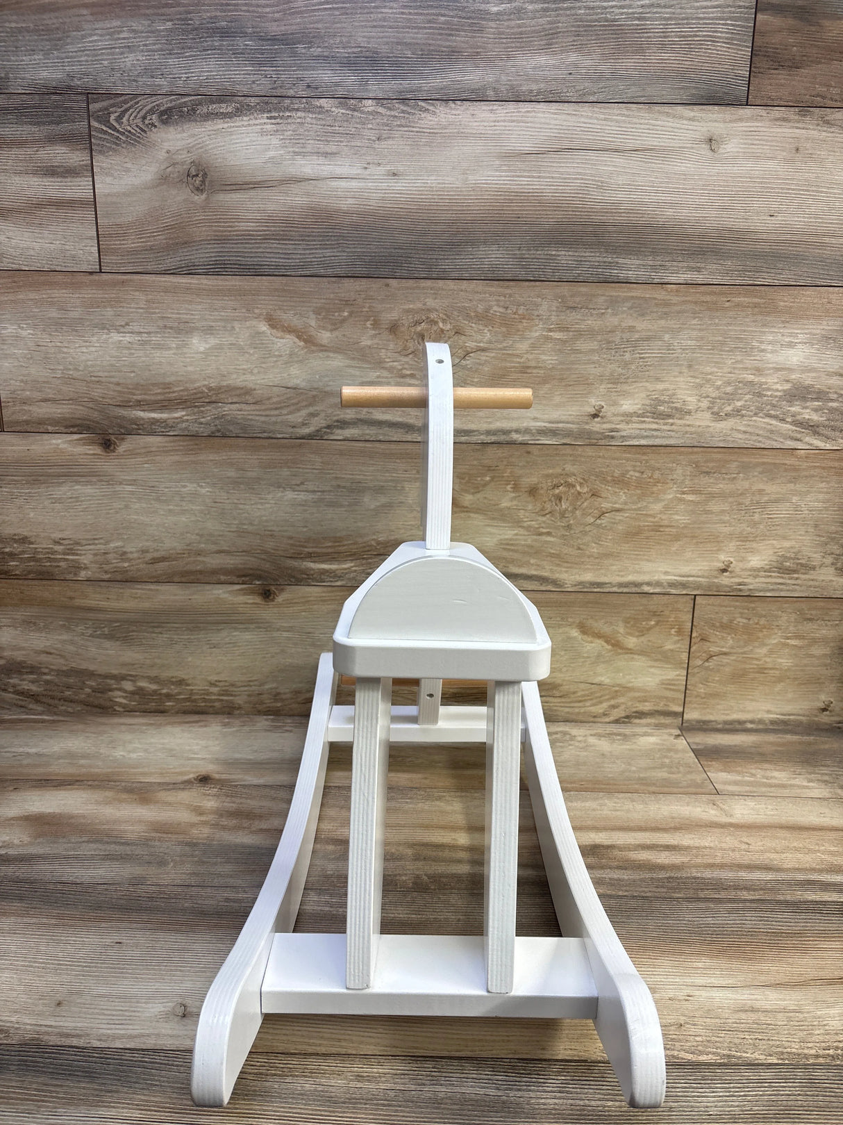 Labebe Wooden Rocking Horse - White