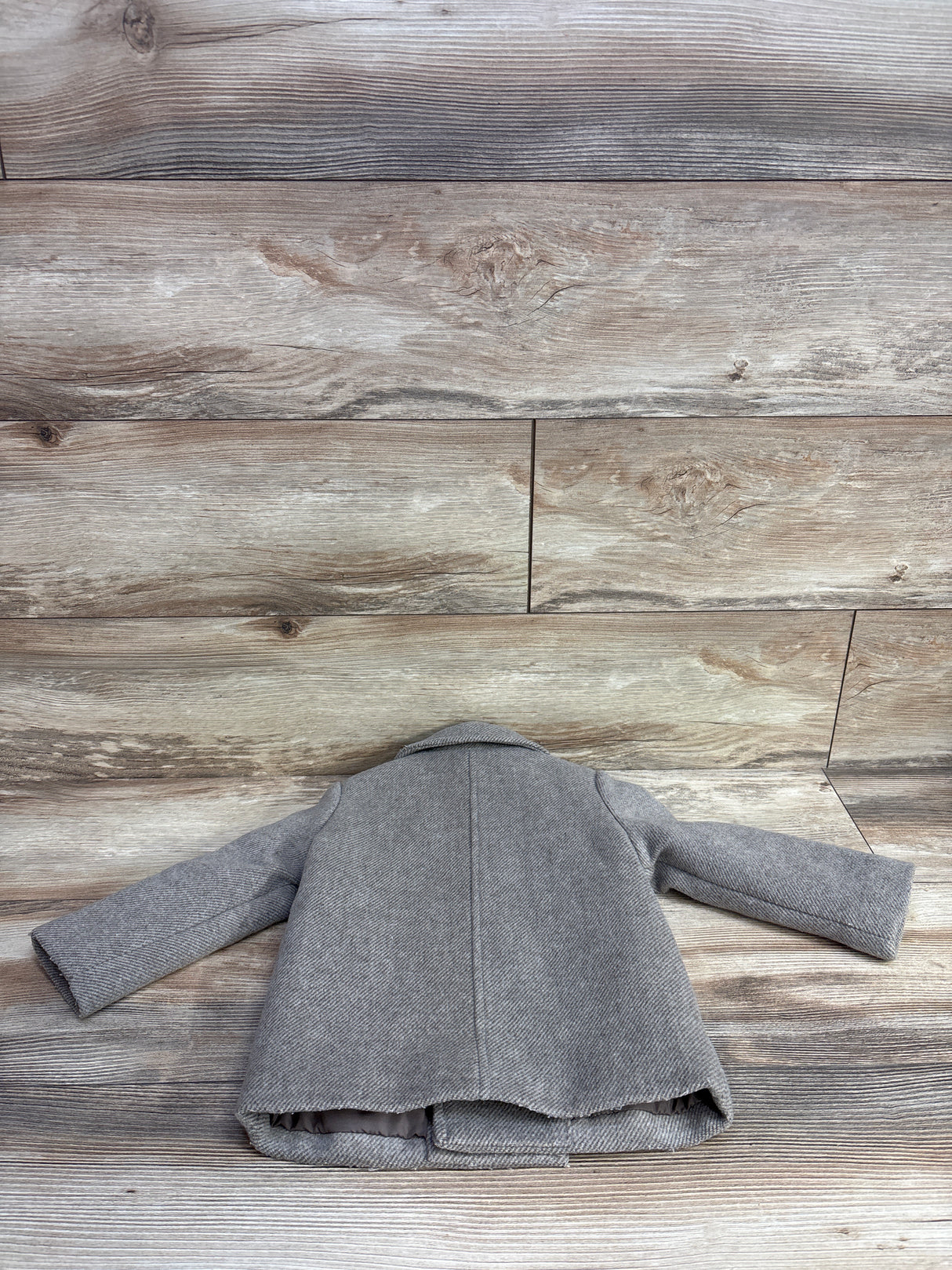 Cat & Jack Faux Wool Pea Coat in Tan sz 18m