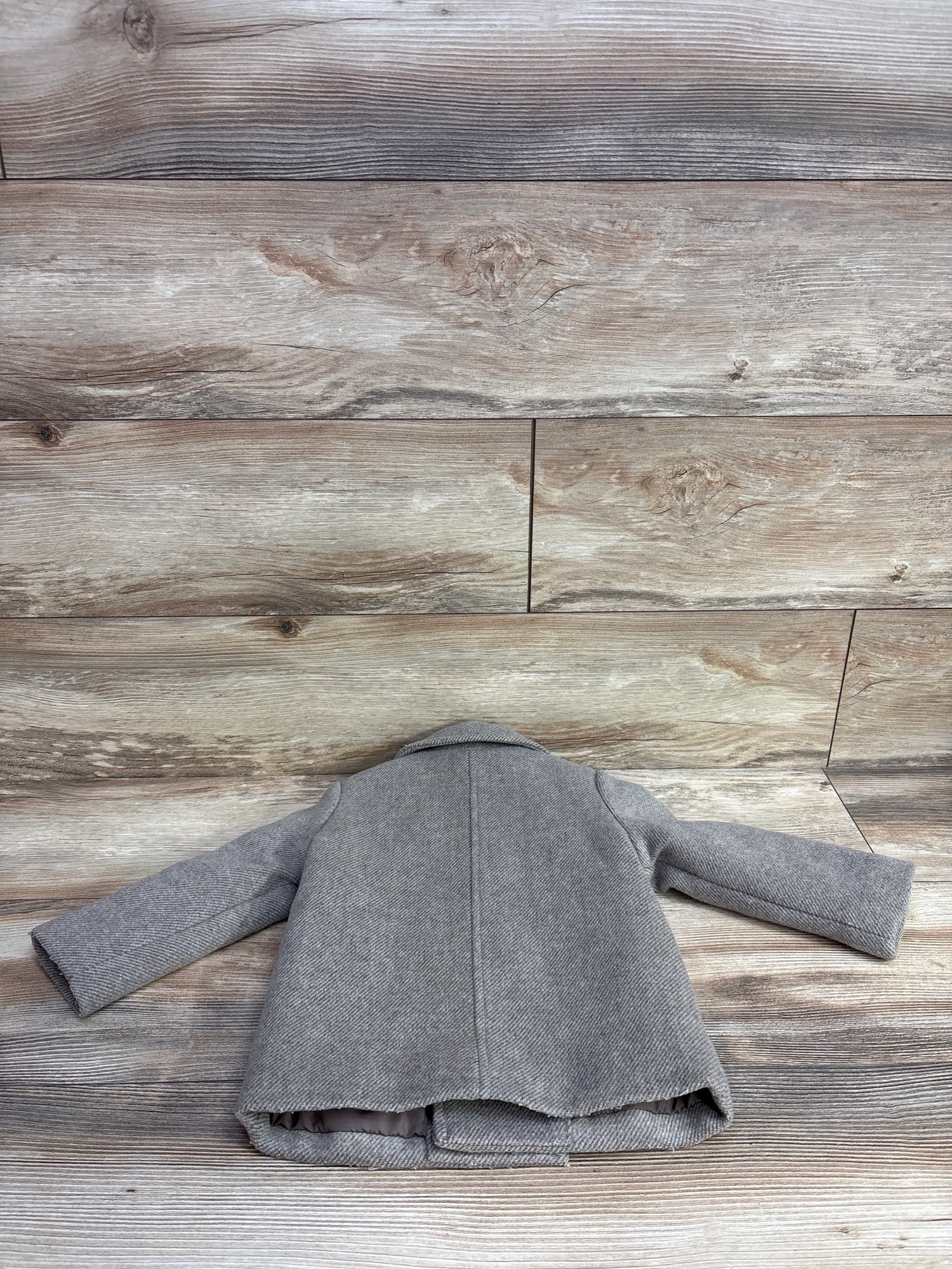 Cat & Jack Faux Wool Pea Coat in Tan sz 18m