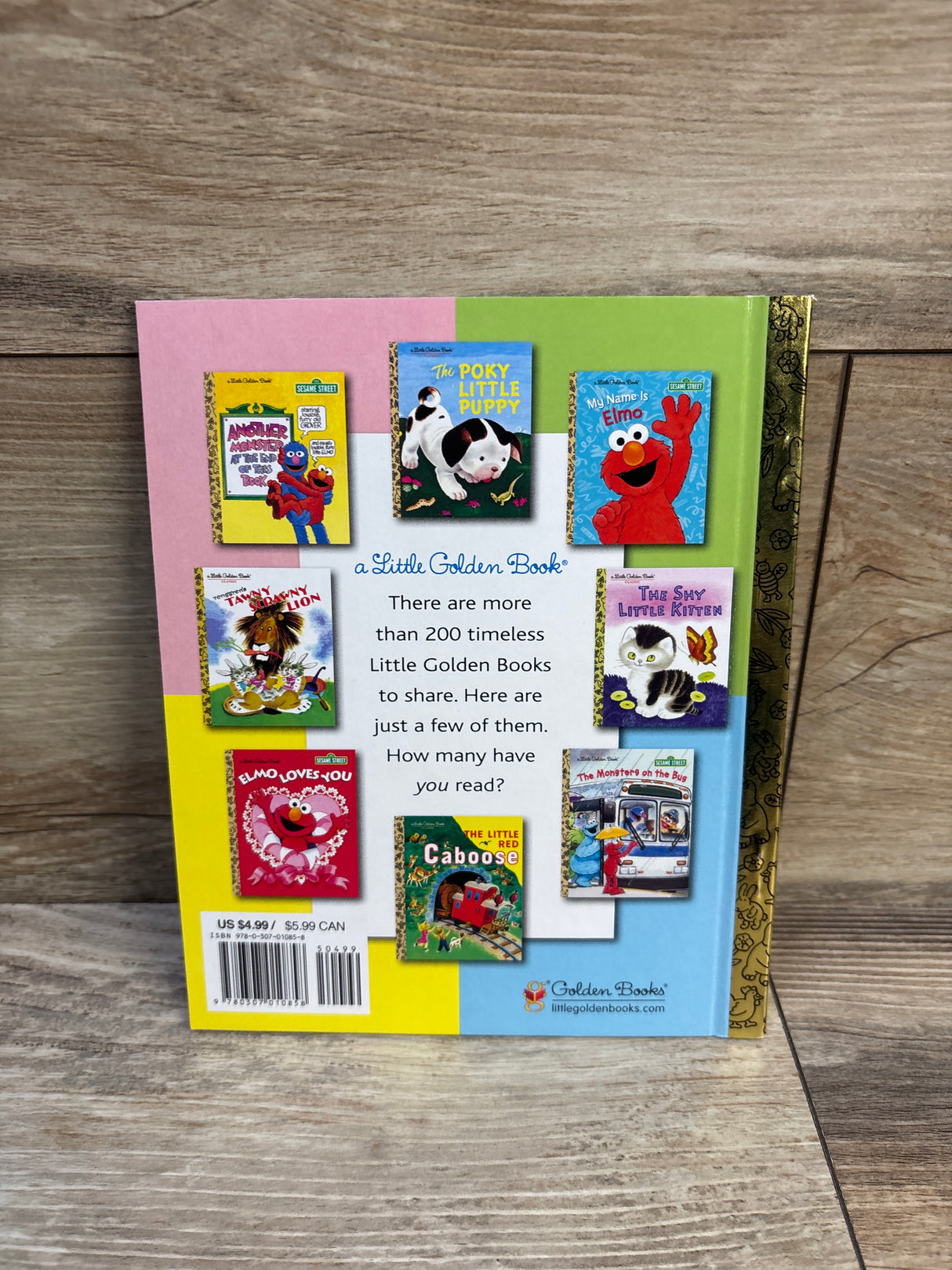 A Little Golden Book Sesame Street The Monster At The End Of This Book Hardcover Book