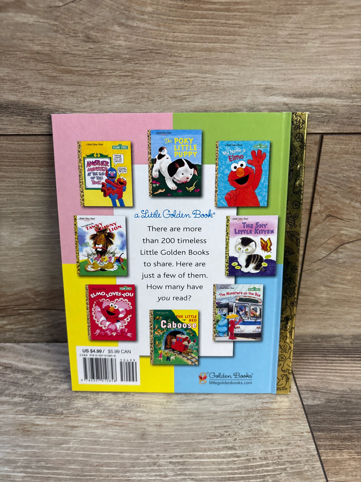 A Little Golden Book Sesame Street The Monster At The End Of This Book Hardcover Book