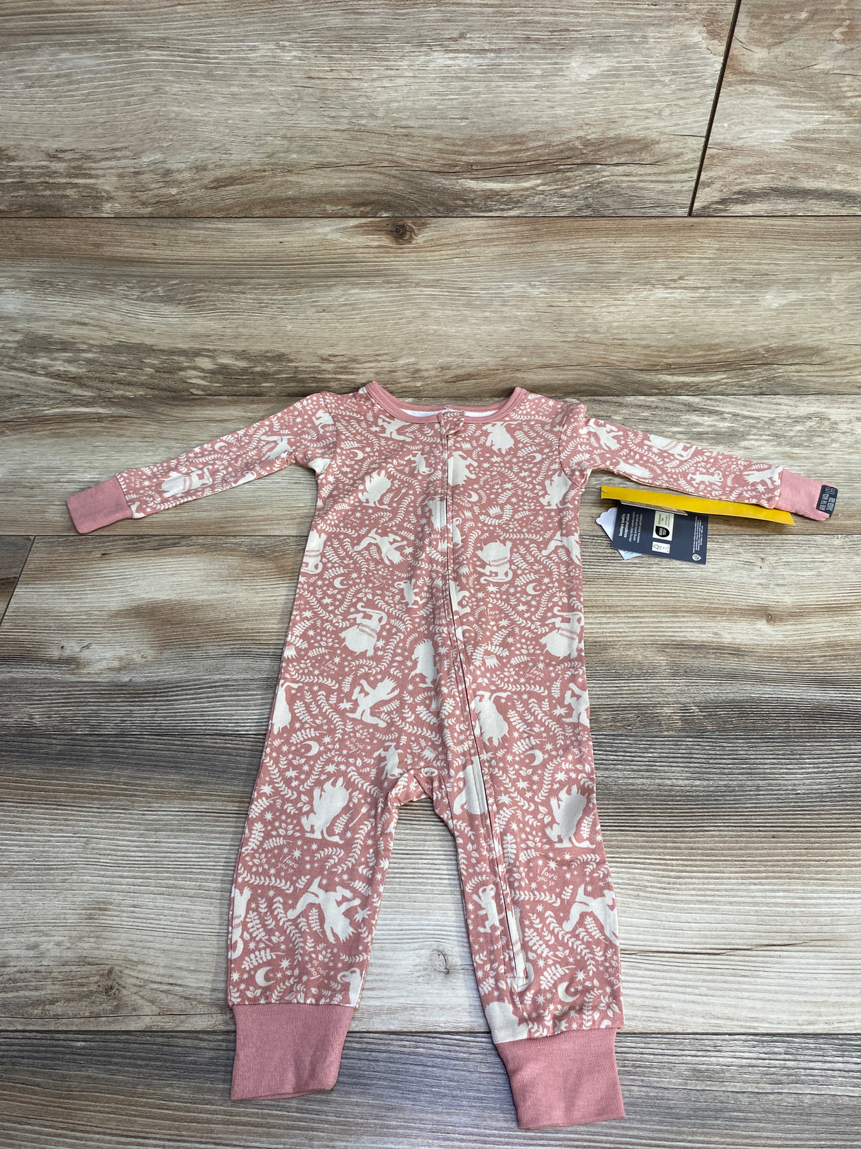 NEW Modern Moments x Where the Wild Things Are Zip Sleeper Rose sz 18m