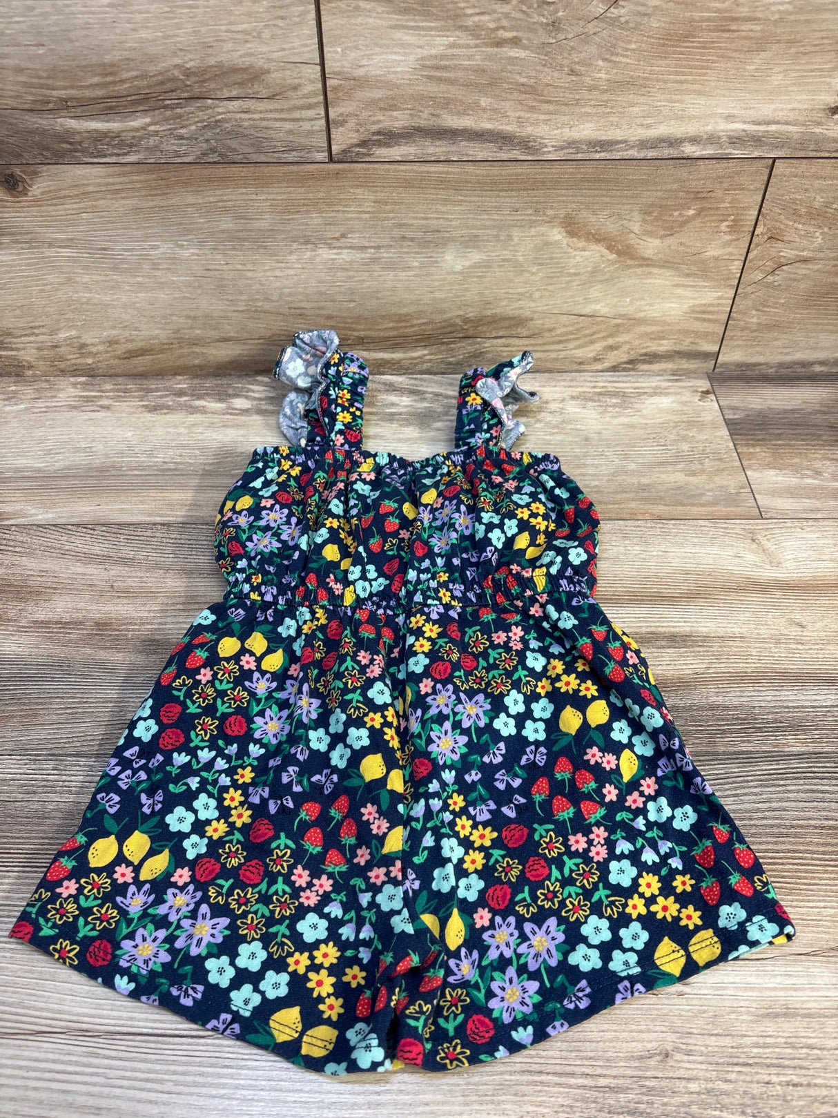 Old Navy Fruit Sleeveless Romper Navy sz 4T