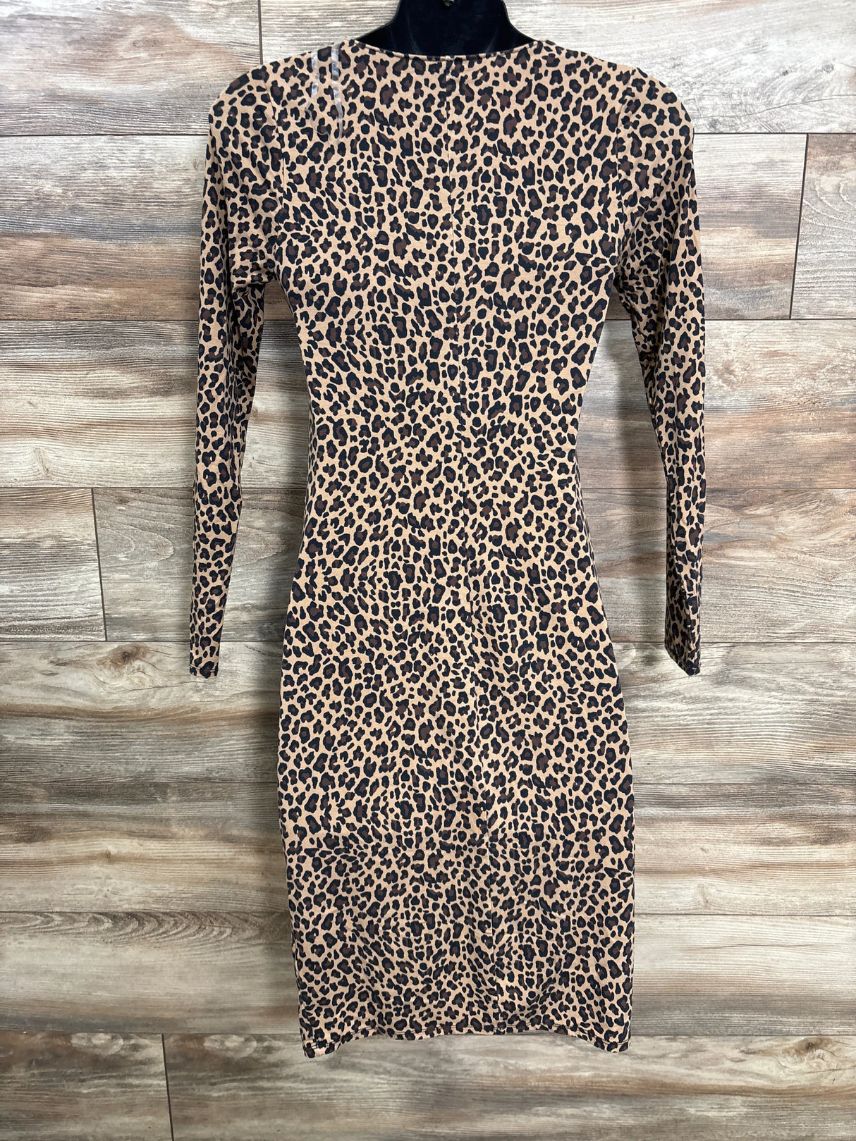 Isabel Maternity Leopard Print Dress Brown sz XS
