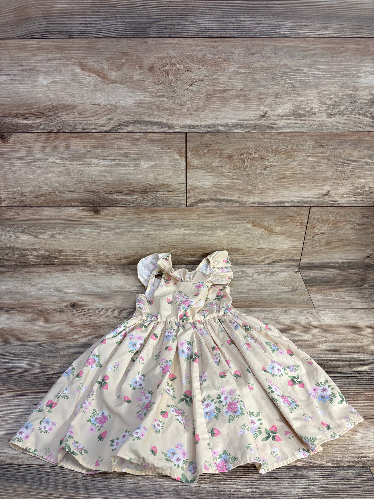 Max & Daisy Floral Sleeveless Dress Yellow sz 4T