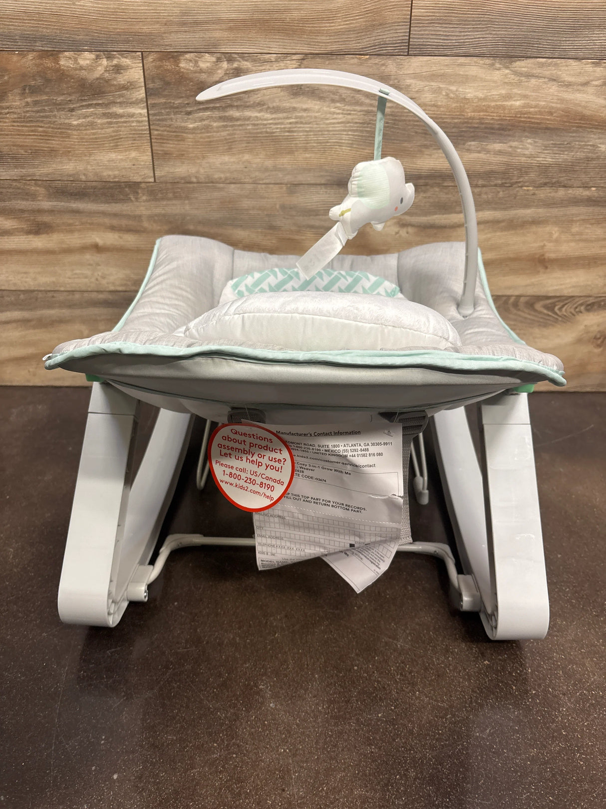 NEW Ingenuity Keep Cozy 3-in-1 Grow with Me Baby Bouncer, Rocker & Toddler Seat in Weaver - Me n Mommy To Be