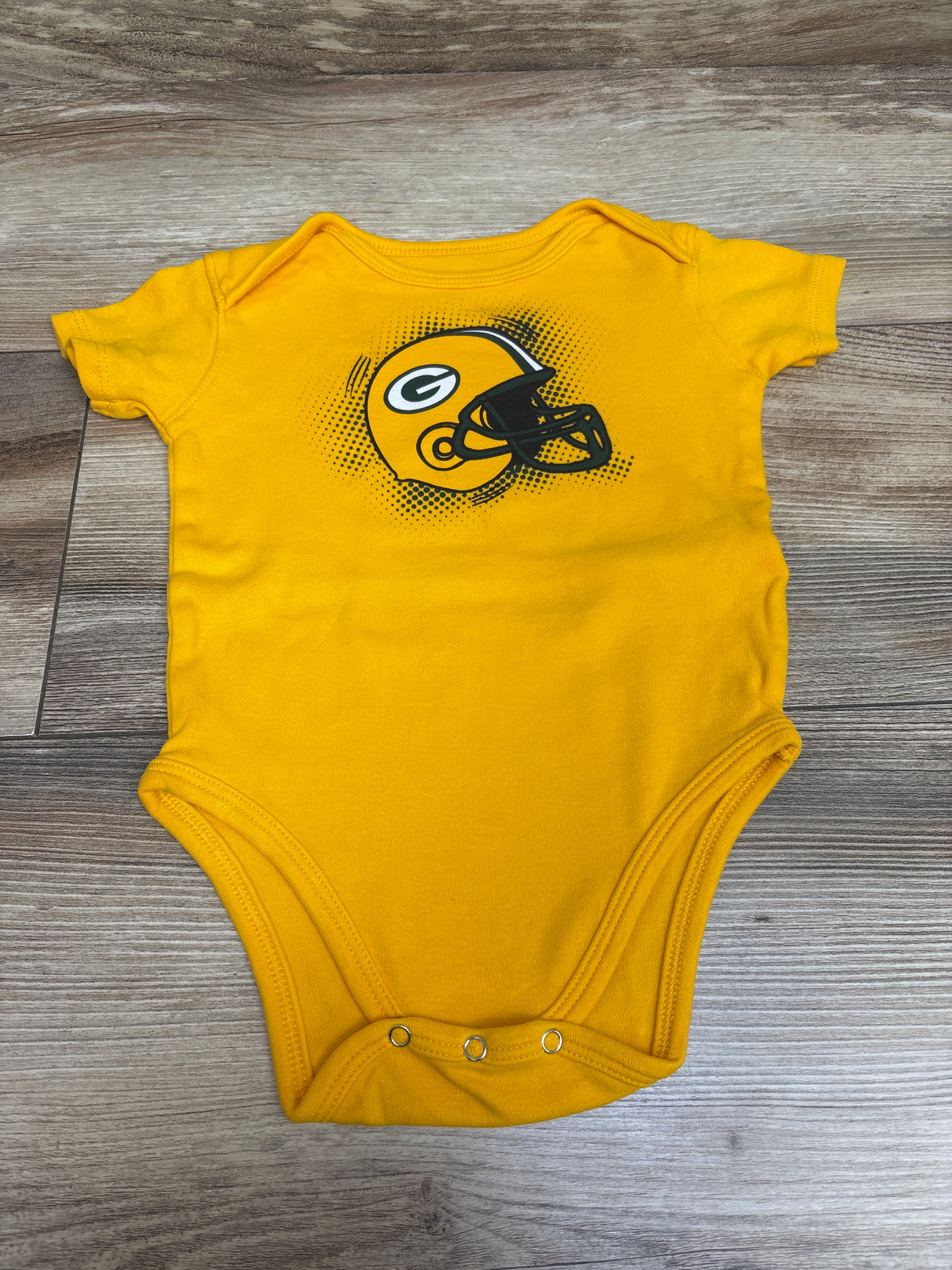 NFL Green Bay Packers Bodysuit Yellow sz 18m