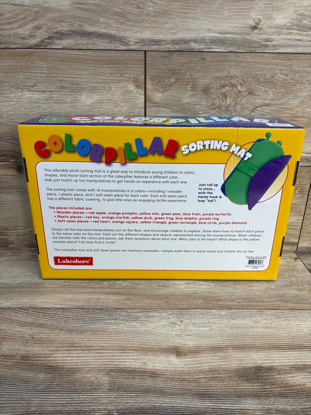 Lakeshore Colorpillar Sorting Mat - Me n Mommy To Be