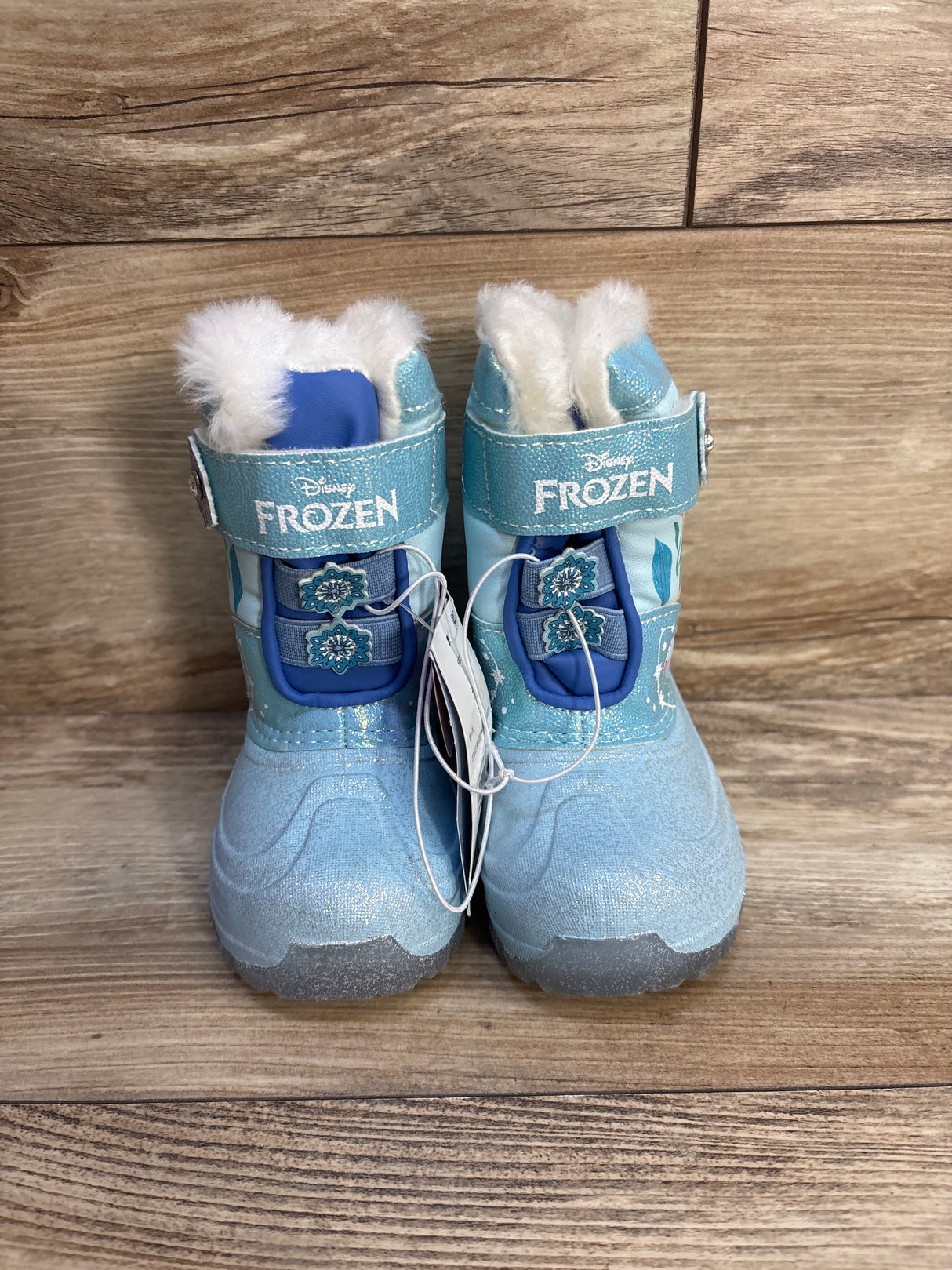 NEW Toddler Girls' Frozen Light-Up Winter Snow Boots sz 7c