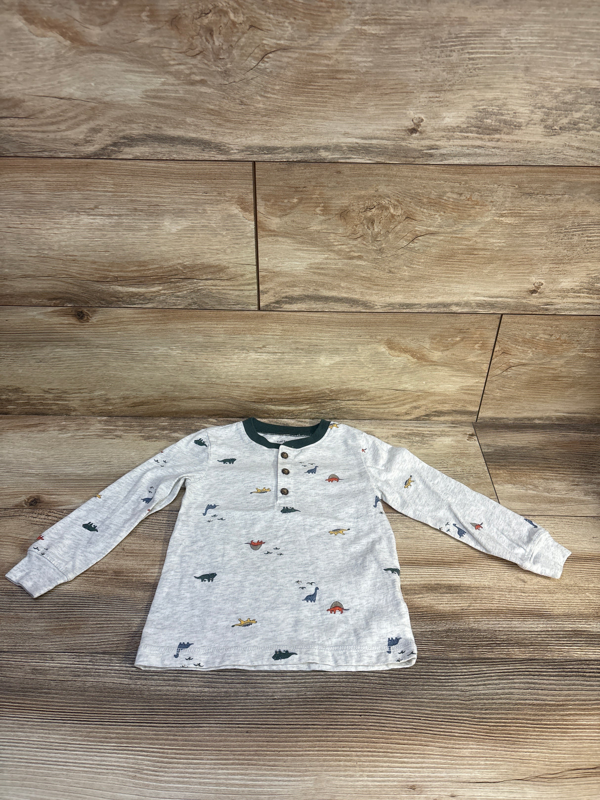 Carter's Henley Shirt Grey sz 2T