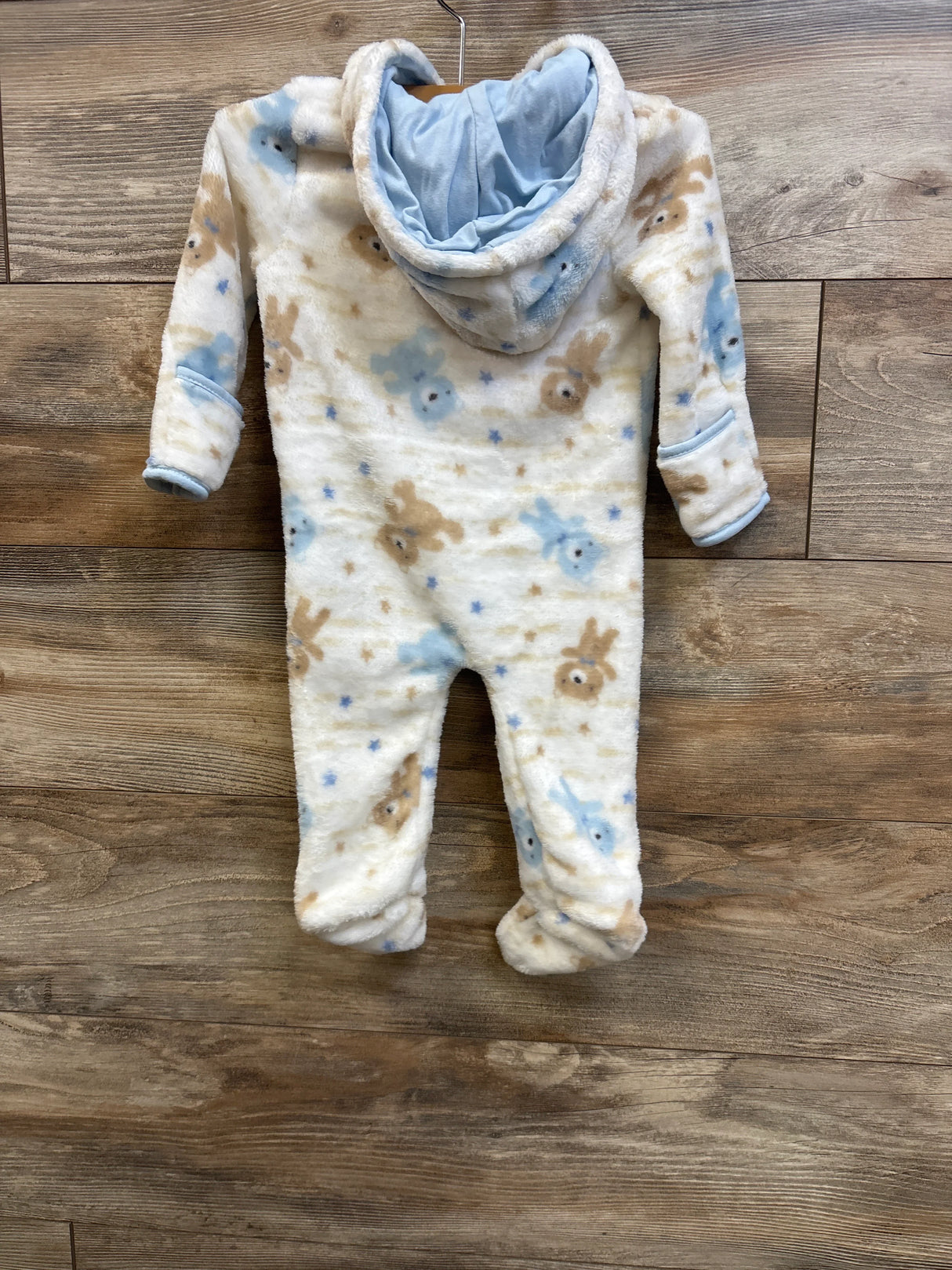 Little Beginnings Plush Bunting White sz 6-9m