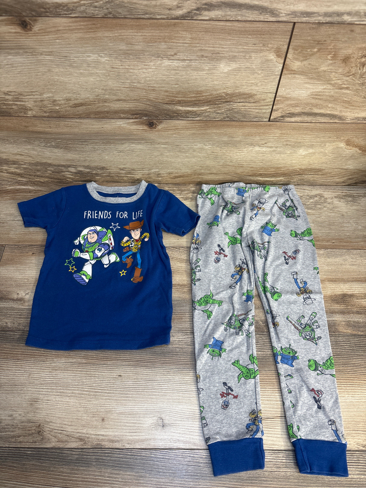 Disney x Carter's 2pc Toy Story Pajama Set Blue sz 5T