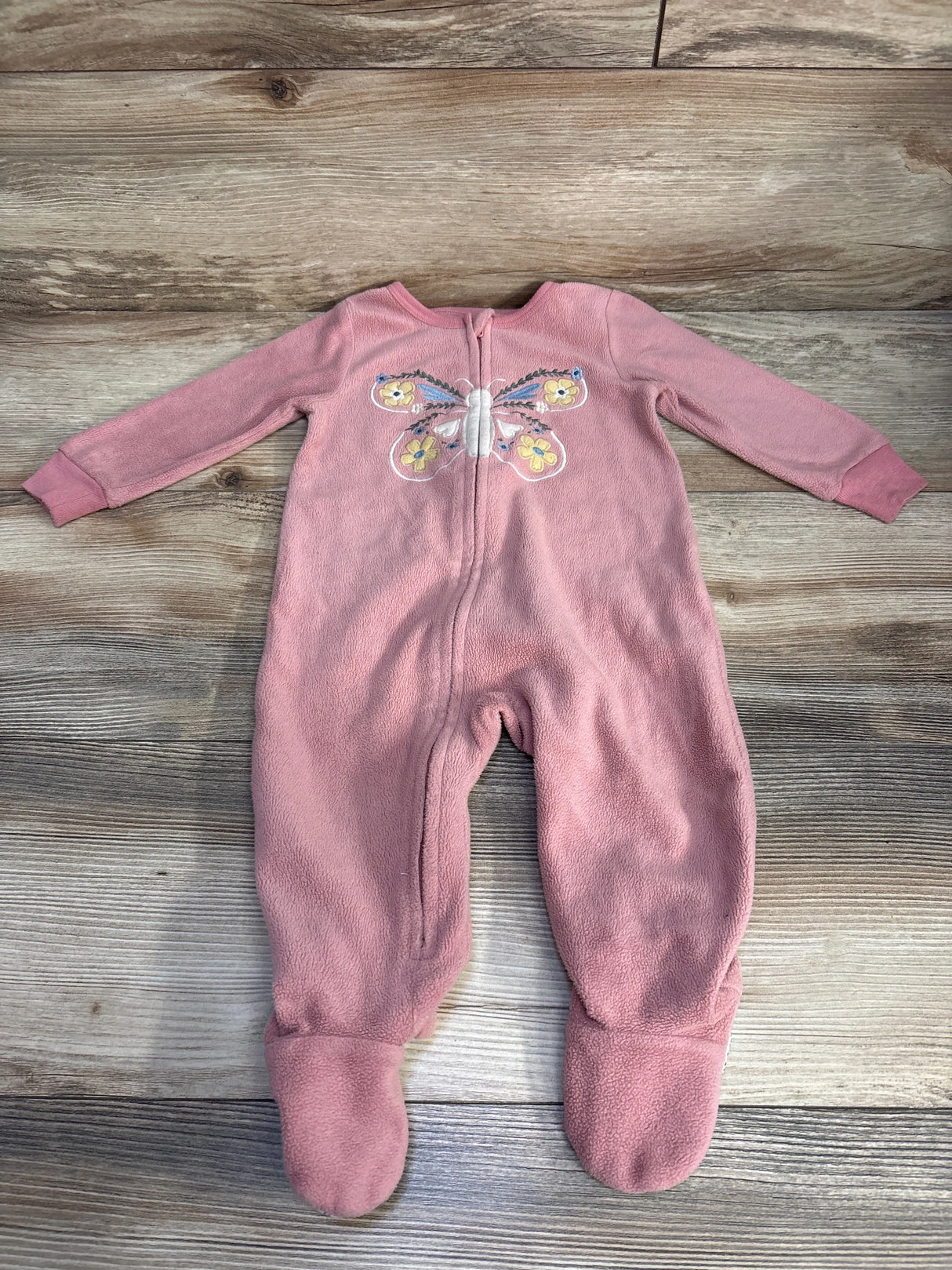 Kids Headquarters Butterfly Blanket Sleeper Pink sz 12m - Me n Mommy To Be