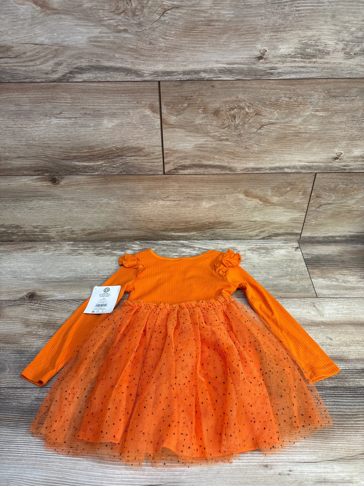 NEW Way To Celebrate! Halloween Pumpkin Dress Orange sz 12m