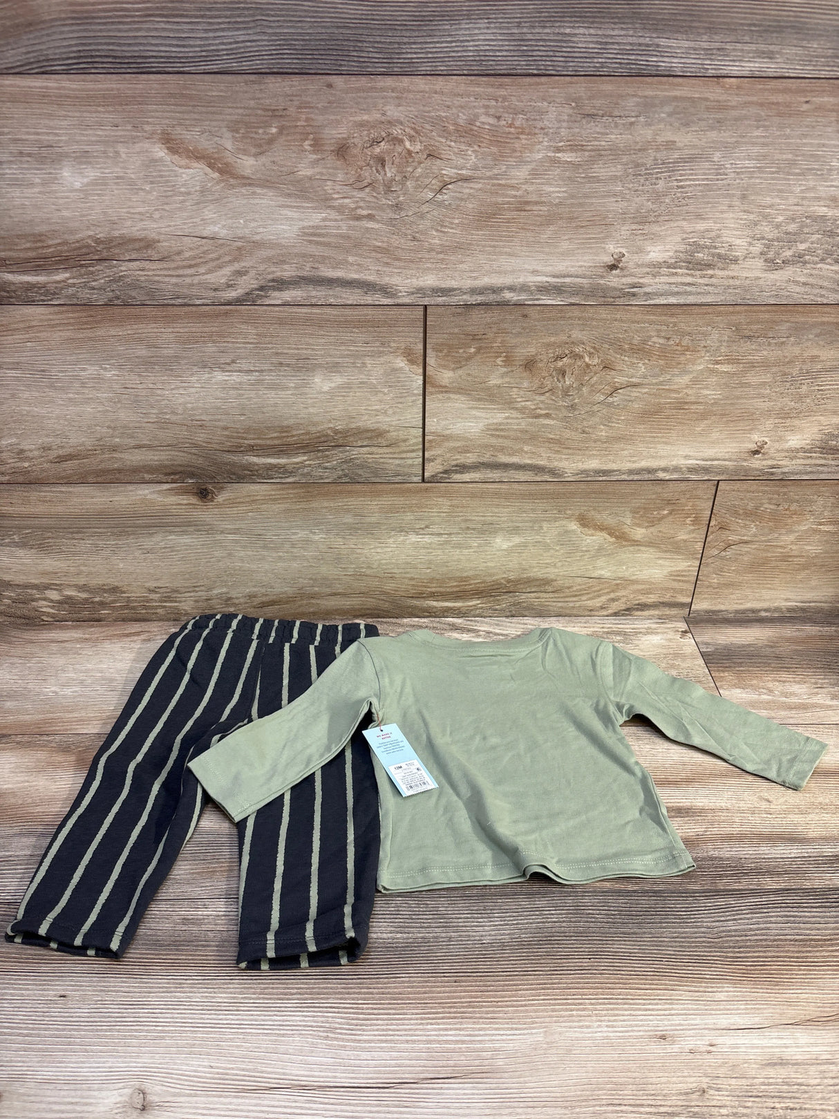 NEW Cat & Jack So Franken Cool 2pc Set Green sz 12m