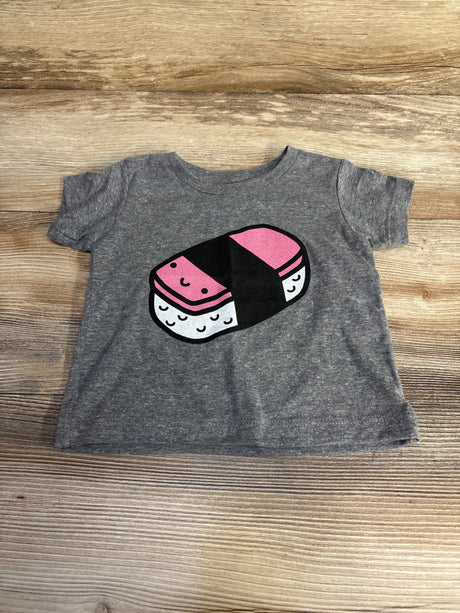 Mochi Kids Kawaii Spam Musubi Graphic Tee Grey sz 6-12m - Me n Mommy To Be