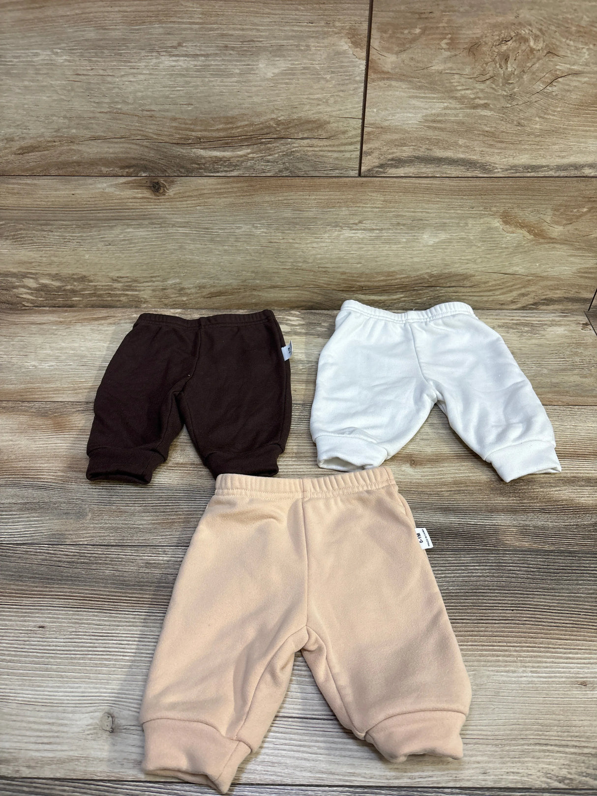Shein 3pk Pull On Pants Brown sz 0-1m