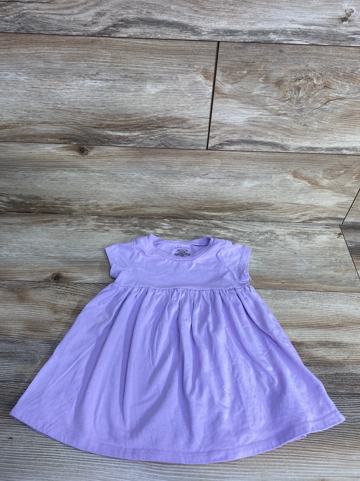 First Impressions Short Sleeve Dress Lilac sz 18m