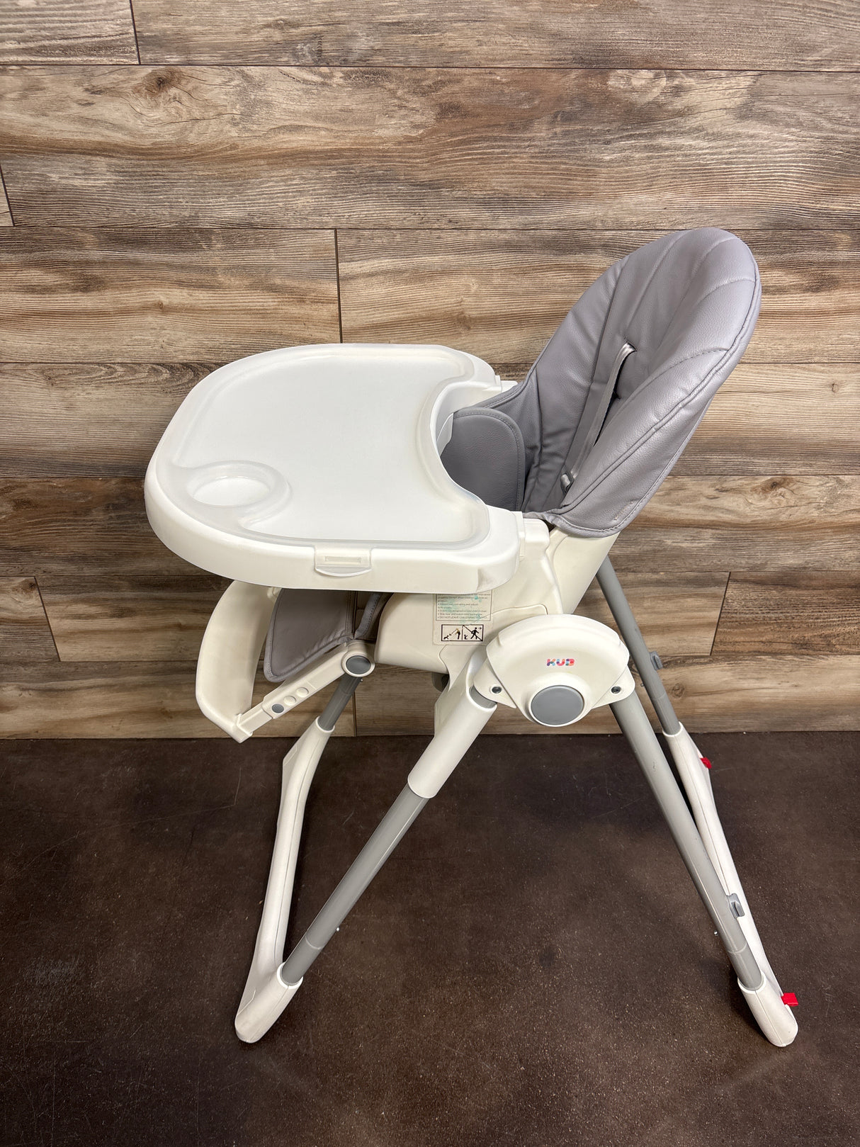 KÜB 3-in-1 Foldable Baby High Chair in Grey