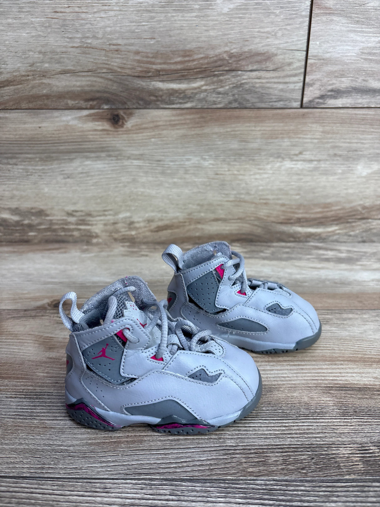 Air Jordan True Flight TD 'Grey Pink' Sneakers sz 5c