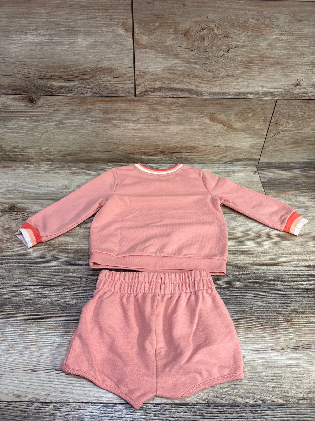 Cat & Jack 2pc Brand New Bestie Sweatshirt & Bloomers Pink sz 18m