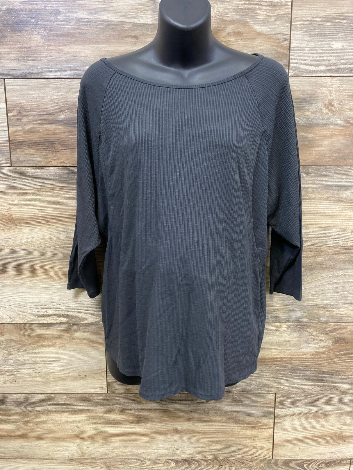 Old Navy Maternity Ribbed Nursing Top Grey sz Large