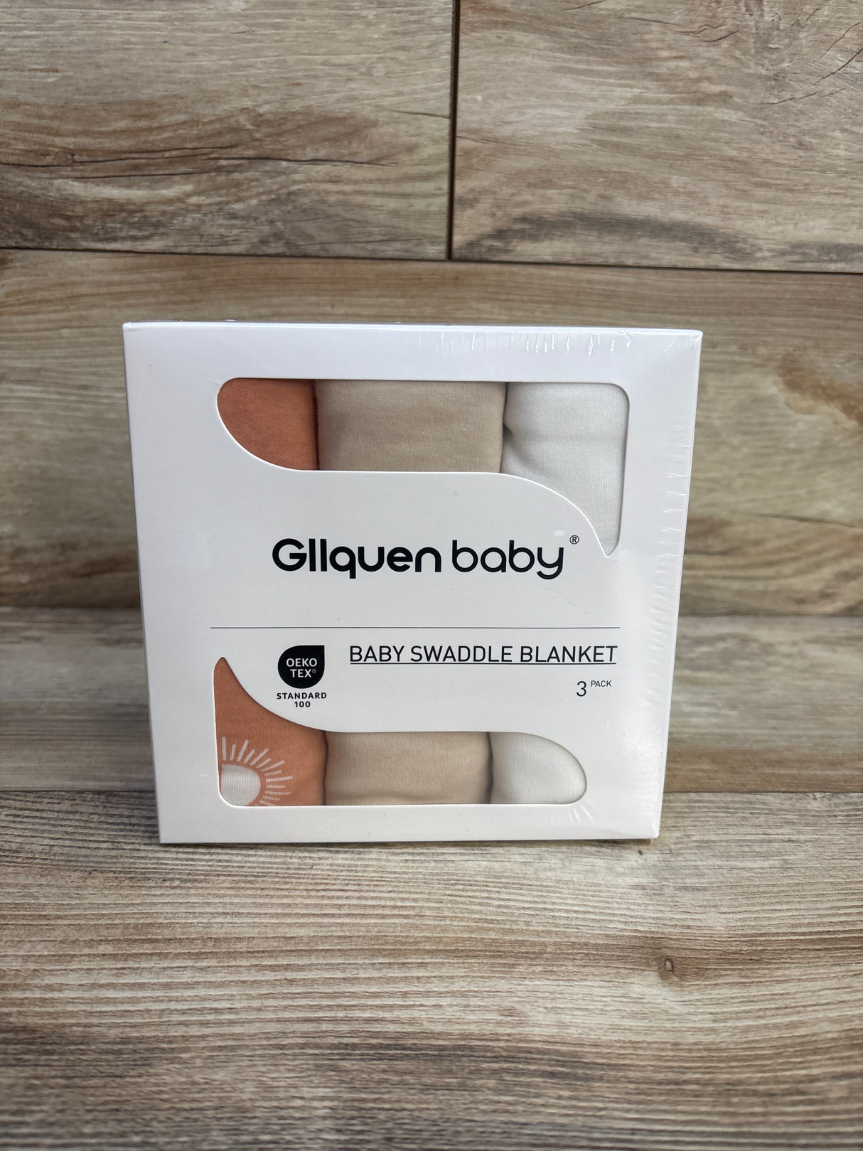 NEW Gllquen 3pk Swaddle Wraps sz 0-3m