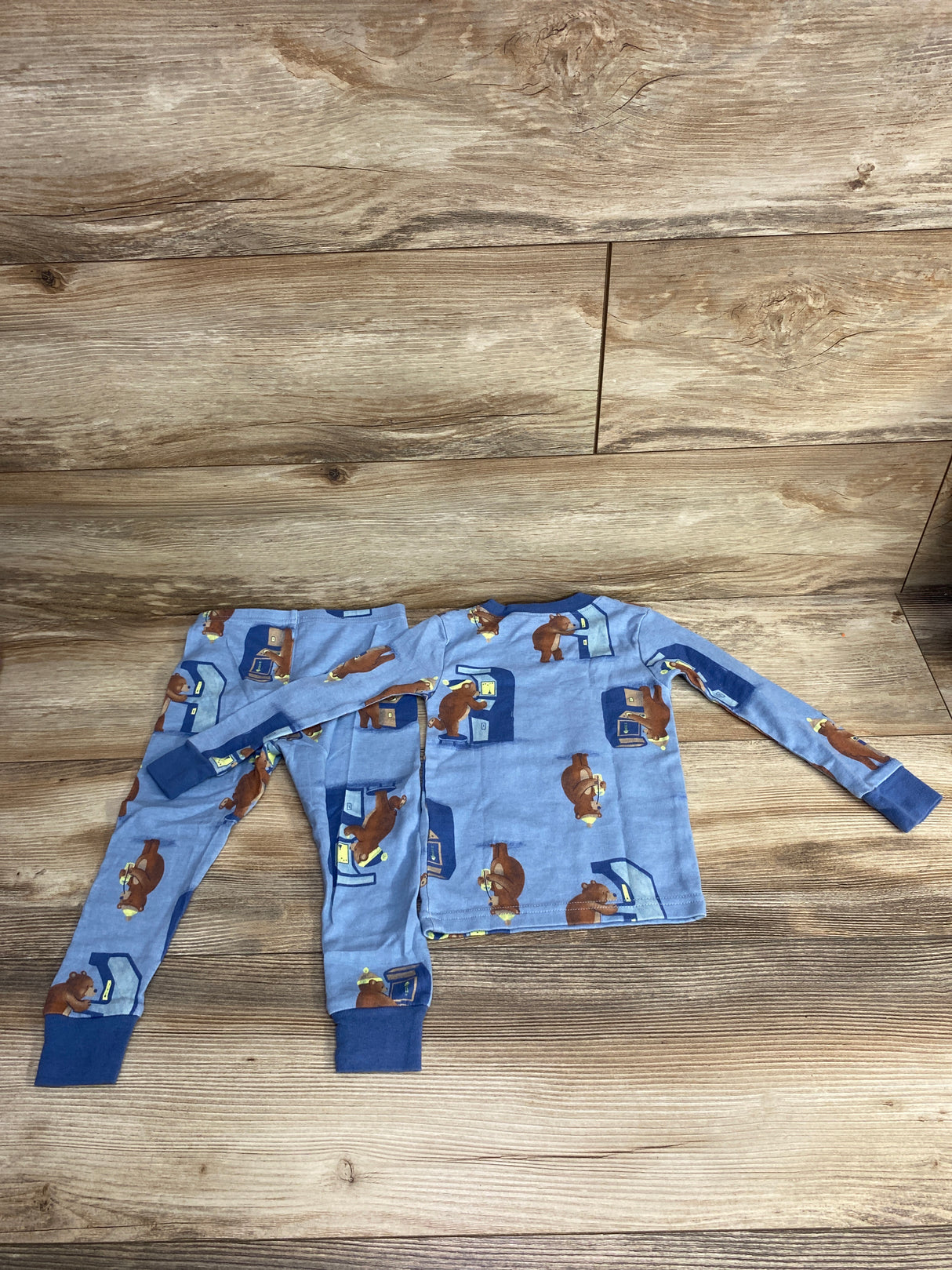 Carter's 2pc Bear Pajama Set Blue sz 24m
