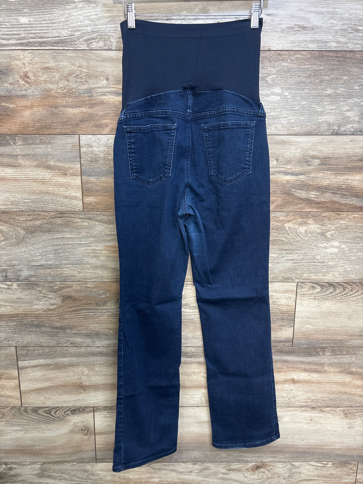 a:glow Maternity Full Panel Bootcut Jeans Blue sz Large (10)