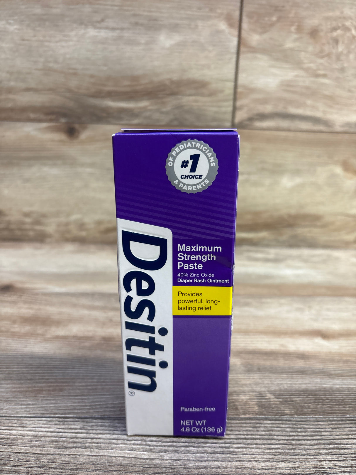 NEW Desitin Maximum Strength Baby Diaper Rash Cream, 4.8oz.