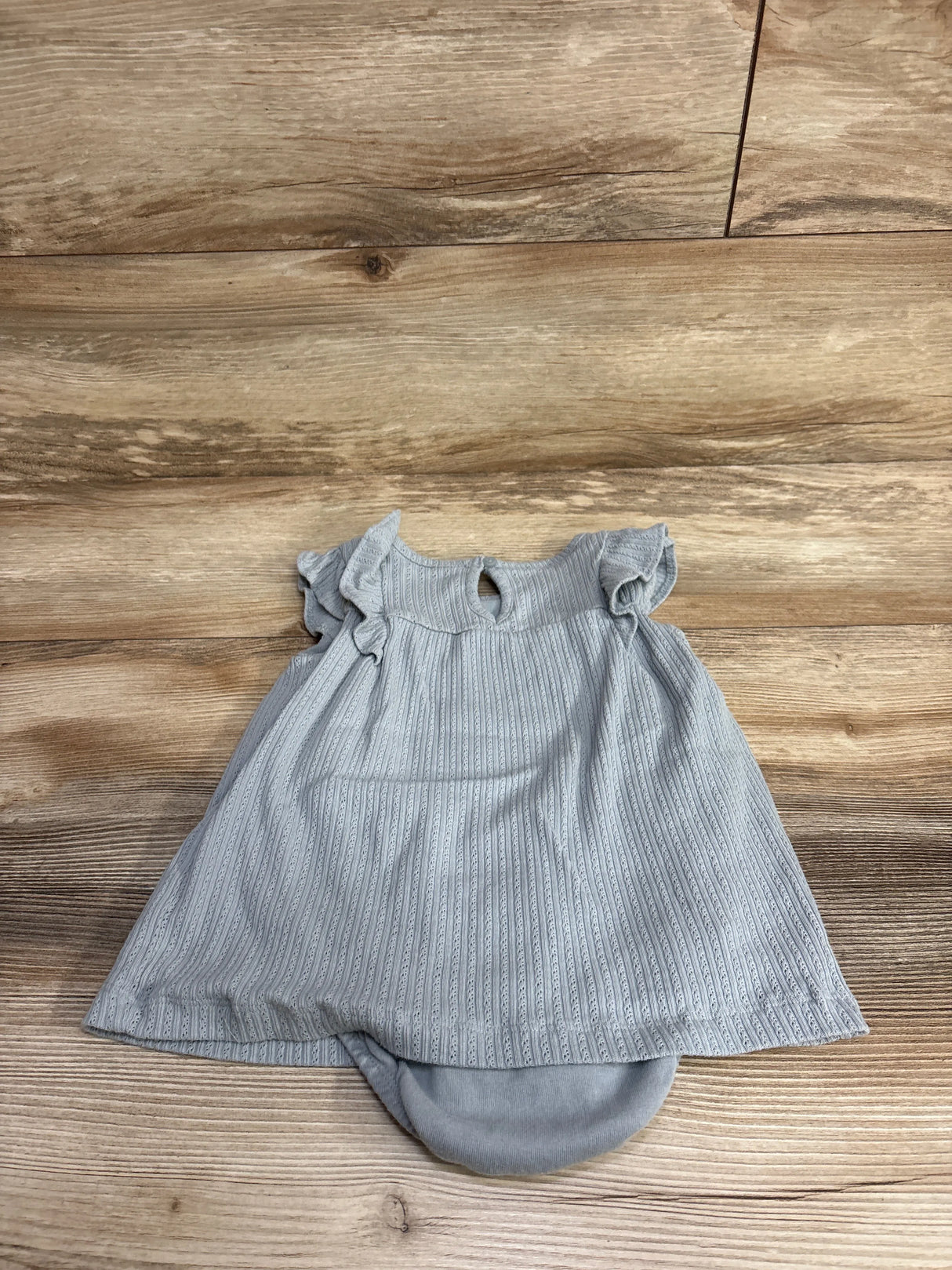Little Planet Ribbed Bodysuit Dress Sage sz 12m