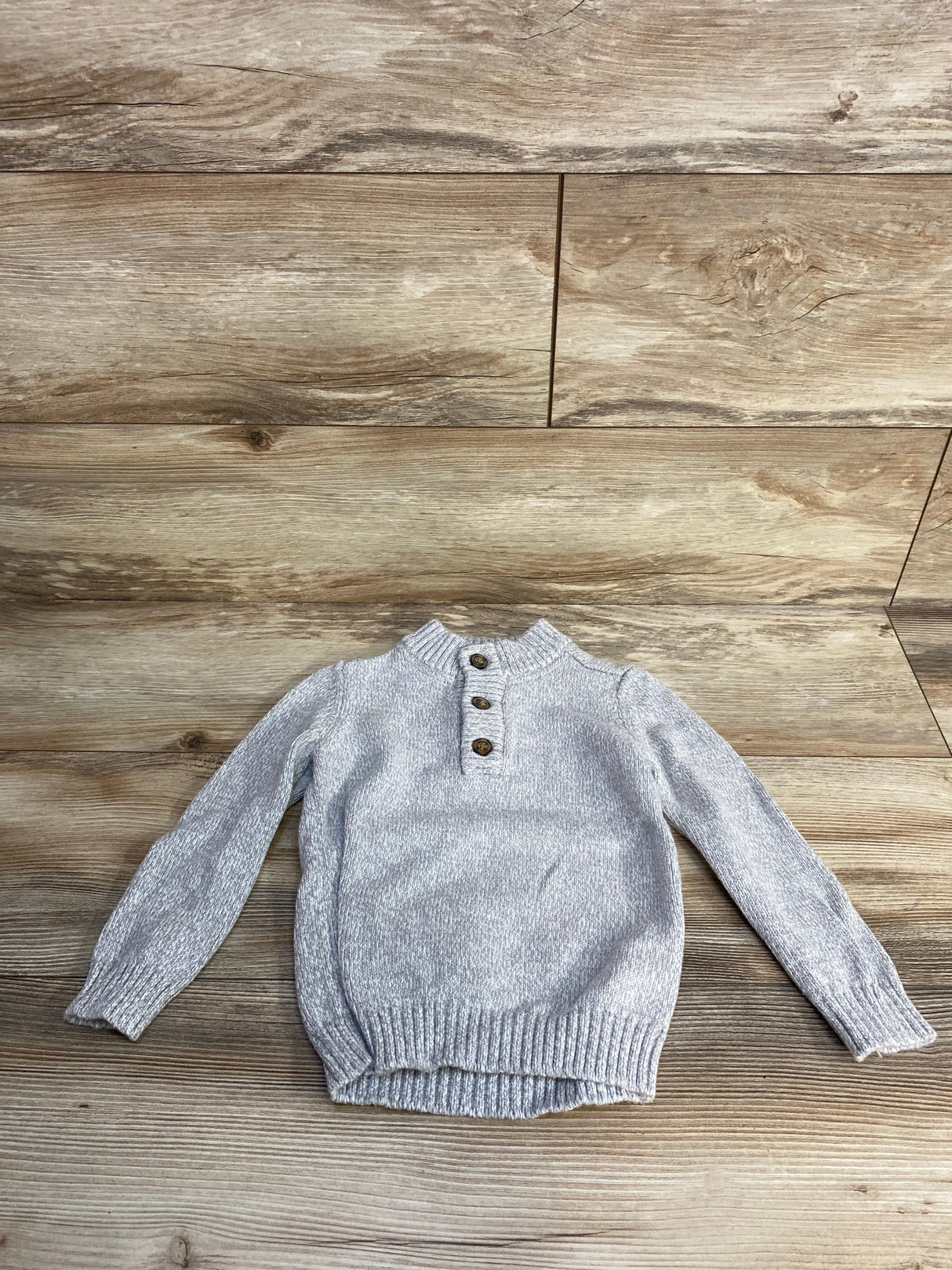 Carter's Henley Knit Sweater Grey sz 2T
