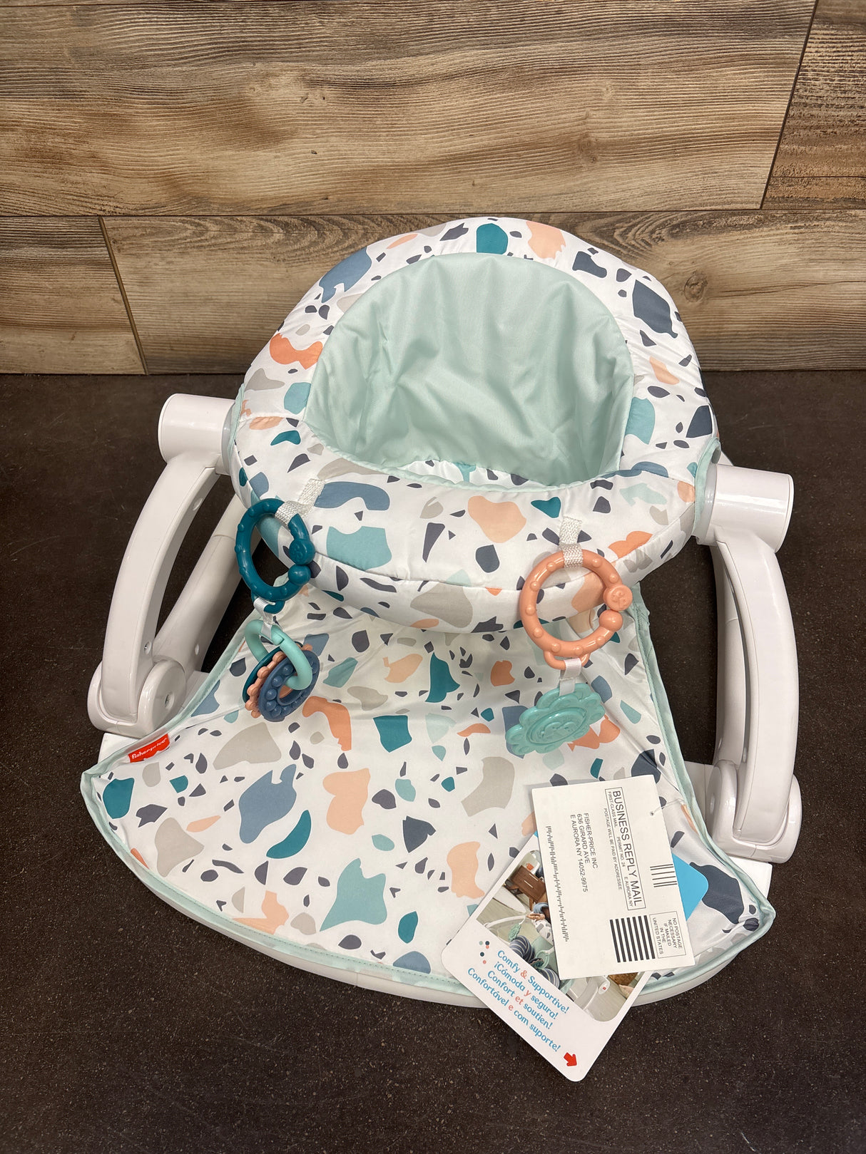 NEW Fisher Price Sit-Me-Up Floor Seat in Pebble