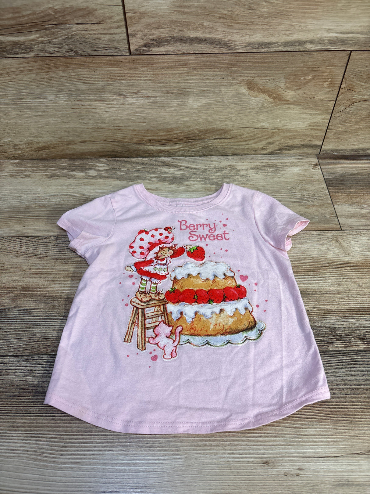 Jumping Beans Strawberry Shortcake Shirt Pink sz 3T