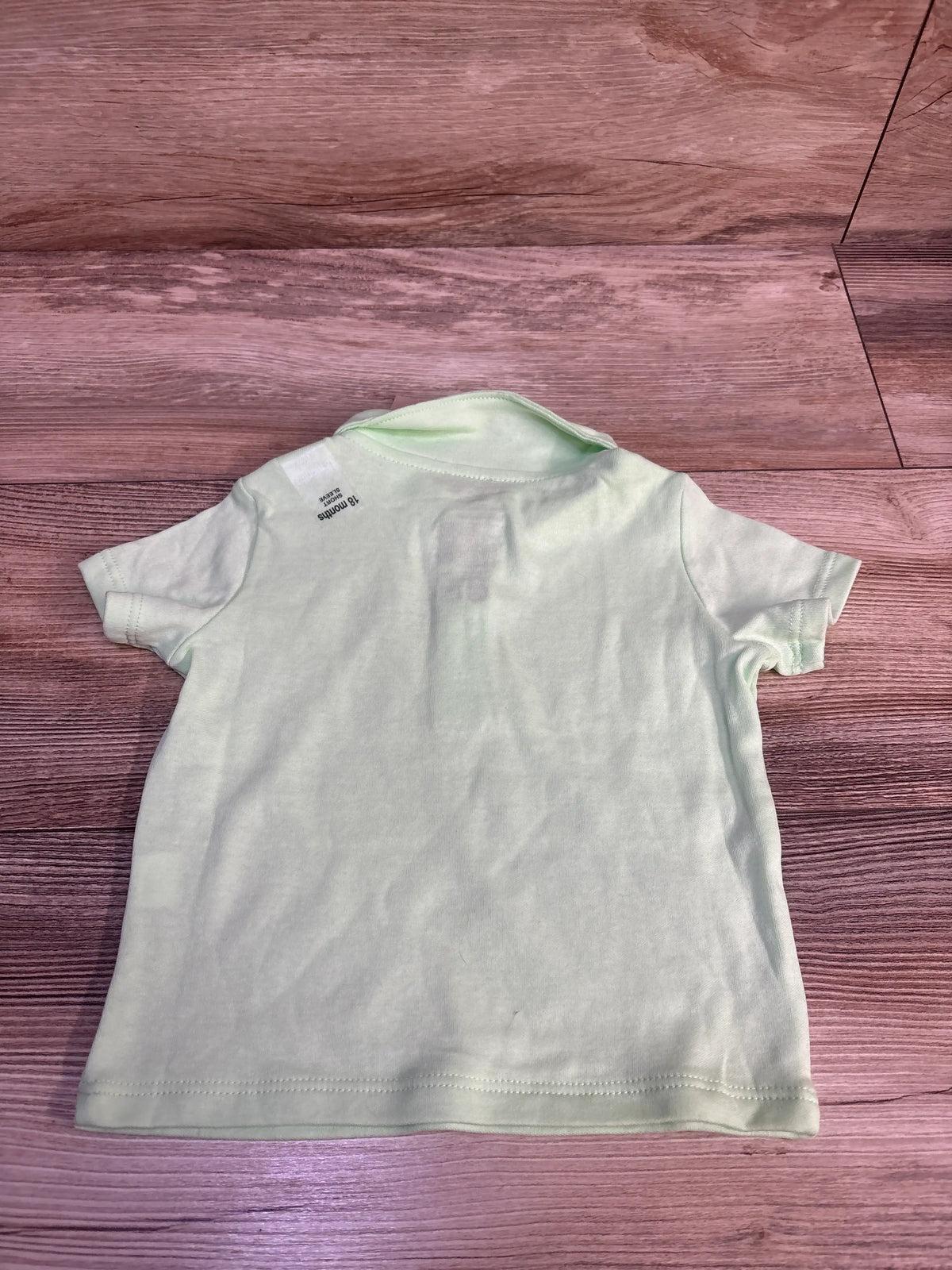 NEW First Impressions Polo Shirt Lime Green sz 18m