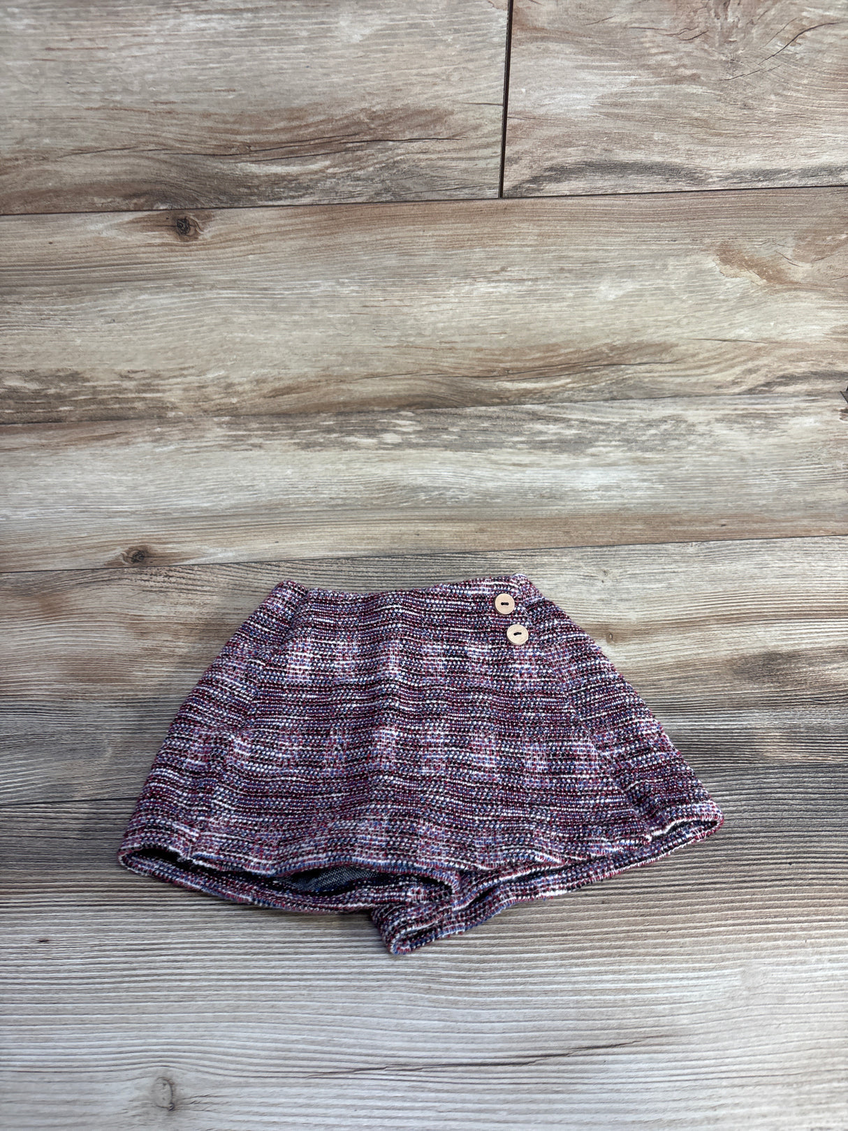 Zara Plaid Skort Red sz 2-3T
