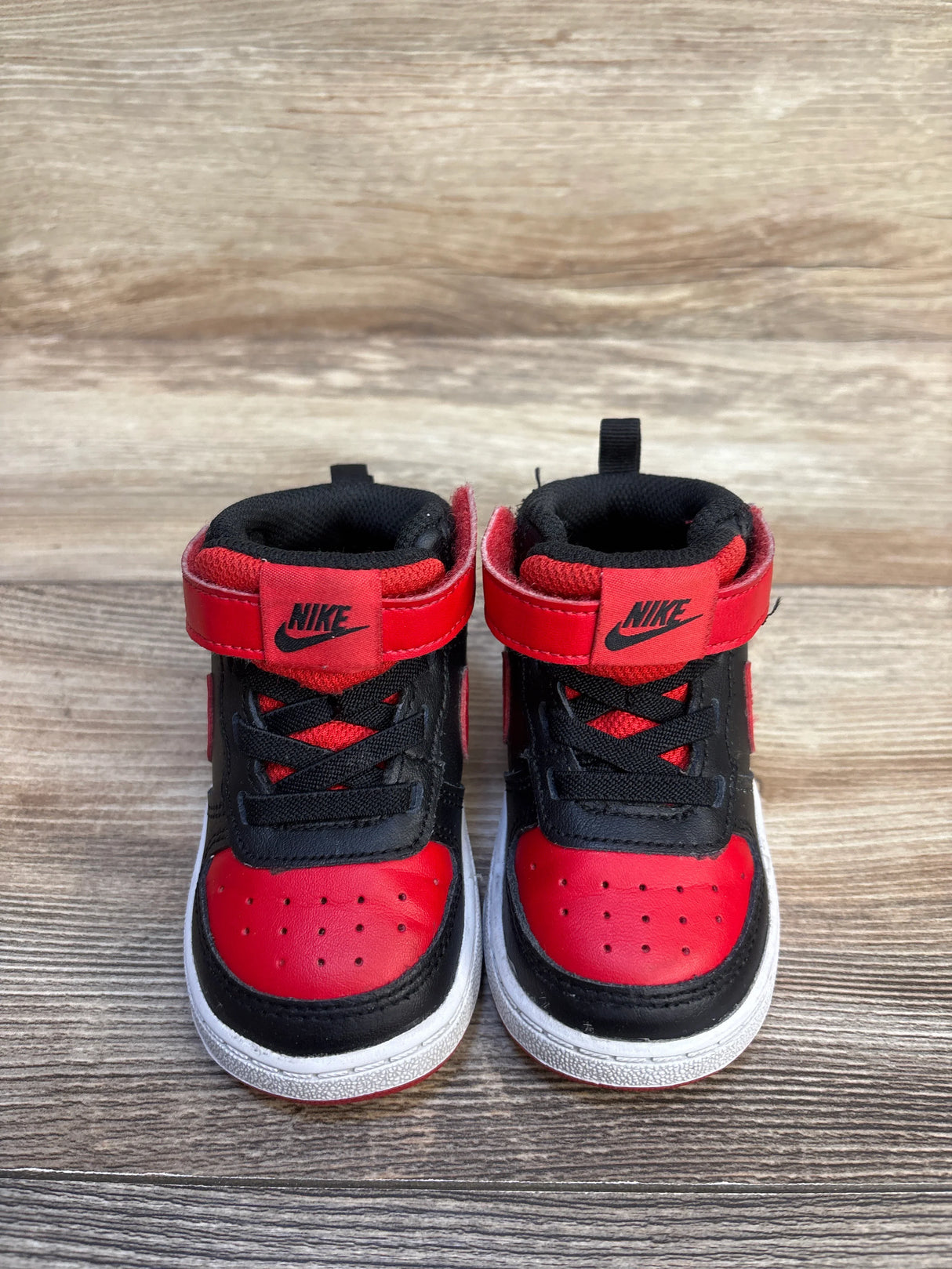 Nike Court Borough Mid 2 TD 'Bred' Sneakers sz 6c