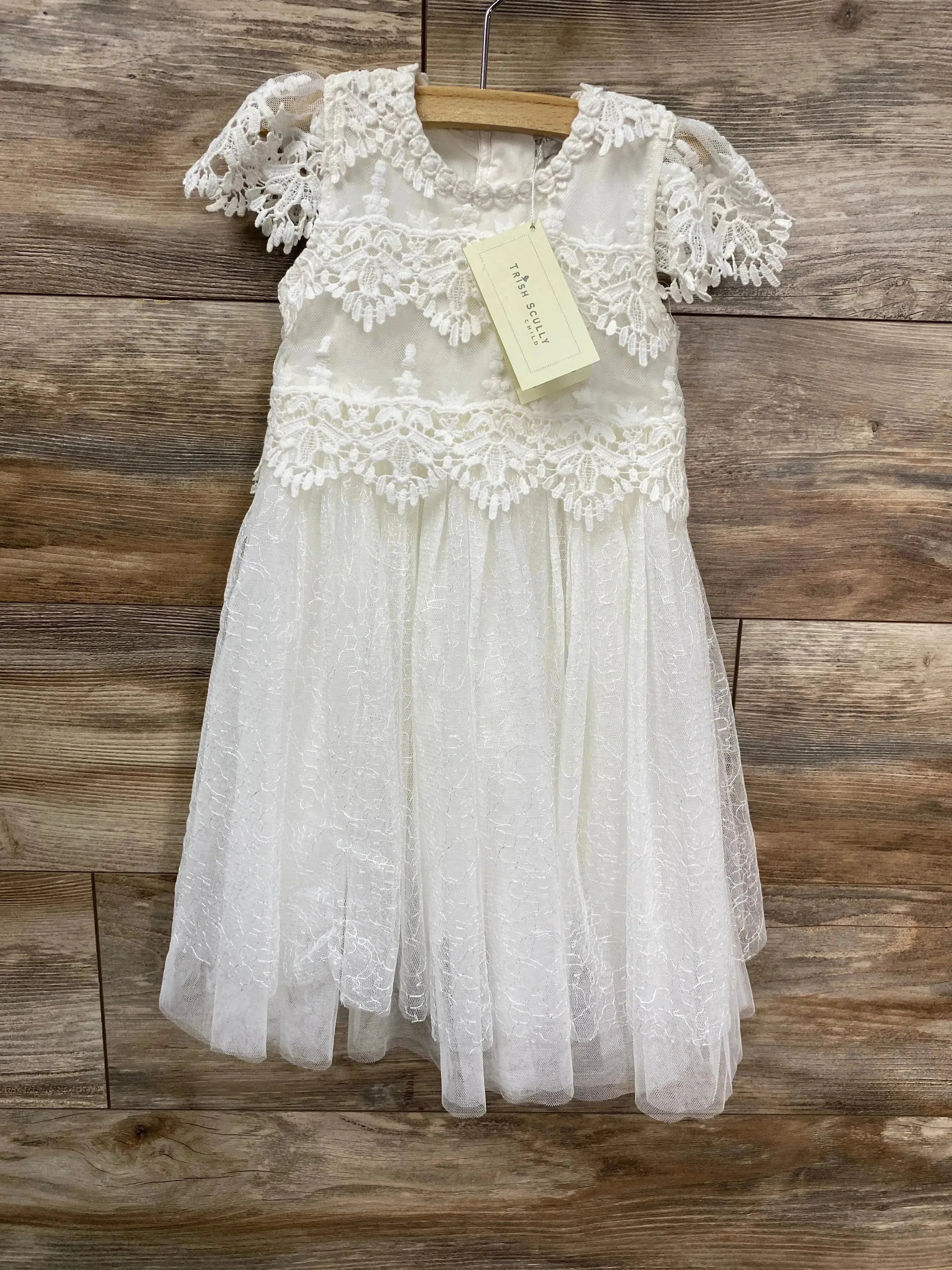white christmas dresses NEW Trish Scully White Lace Dress sz 4T – Me n Mommy To Be