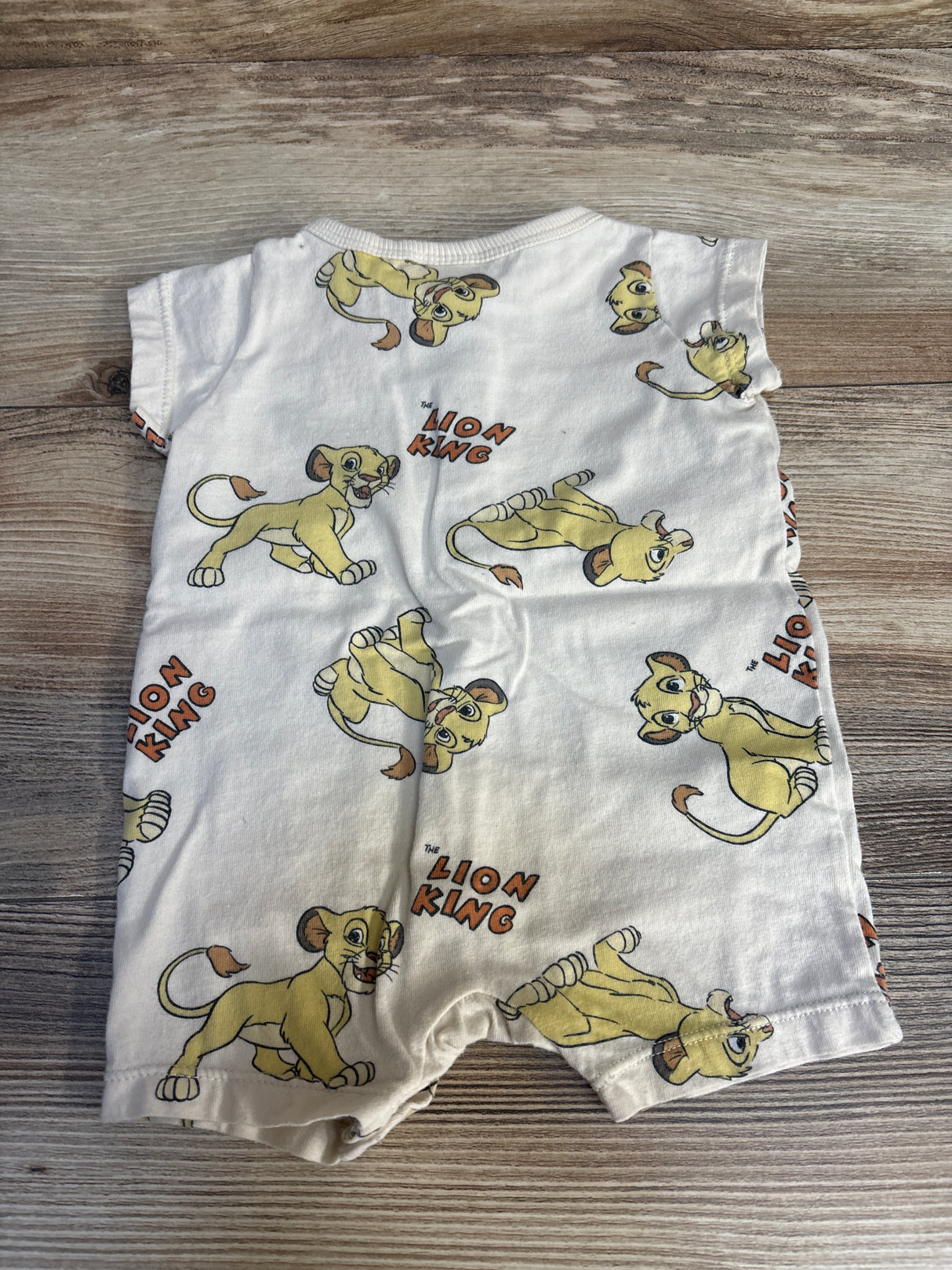 H&M Disney The Lion King Romper Beige sz Newborn