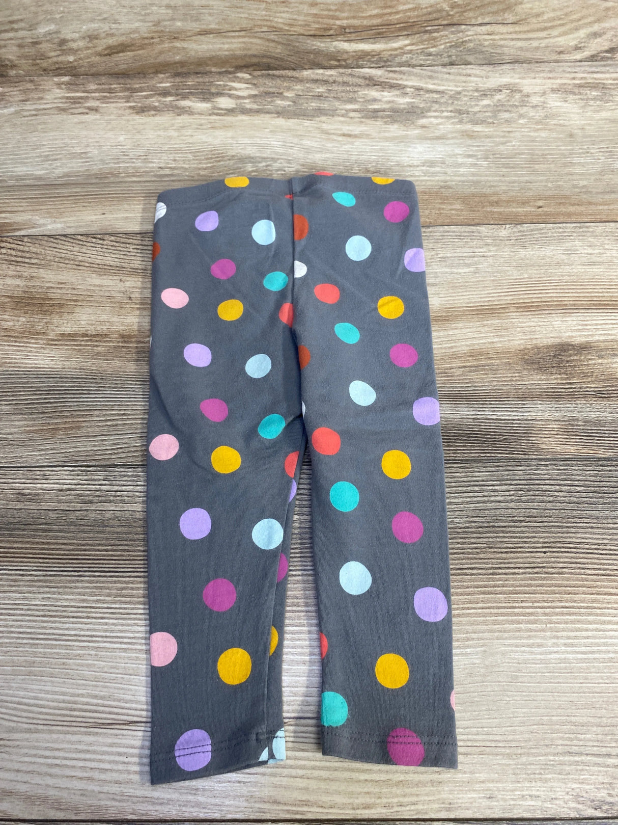 Cat & Jack Polka Dot Print Leggings Grey sz 18m