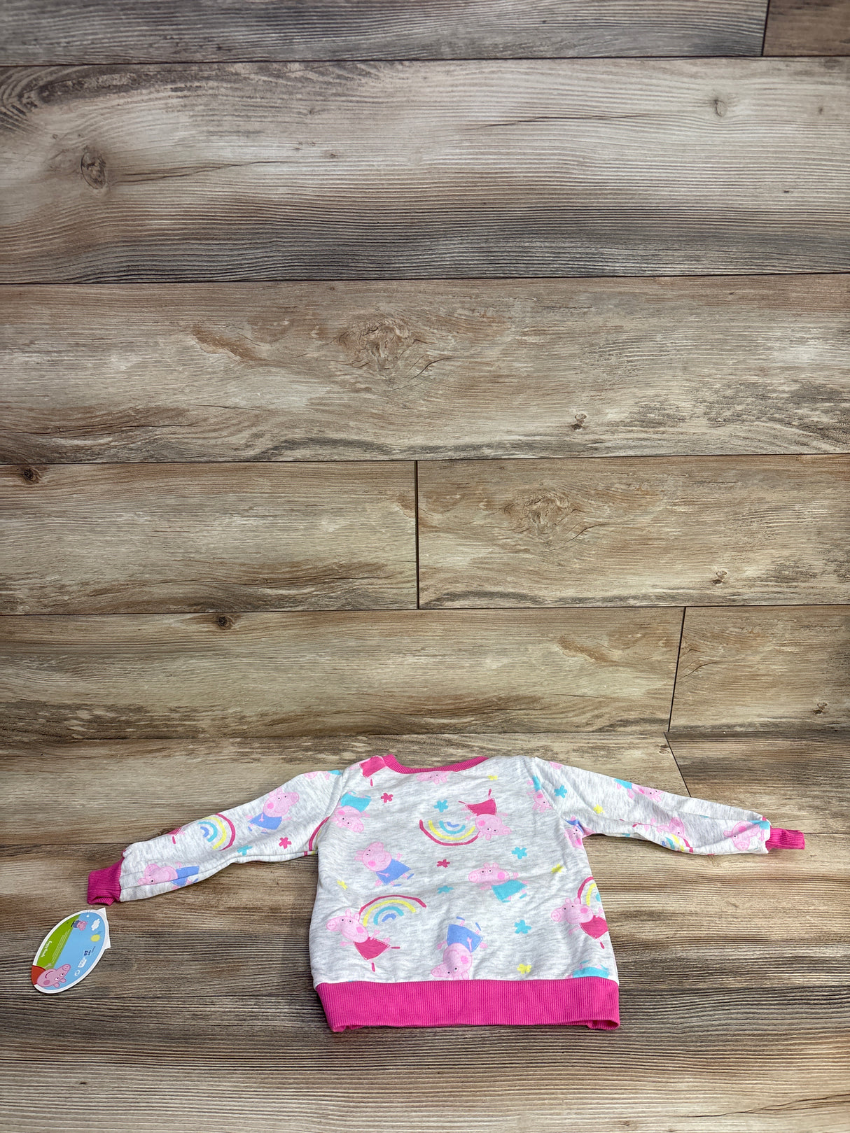 NEW Peppa Pig Sweatshirt Grey sz 2T