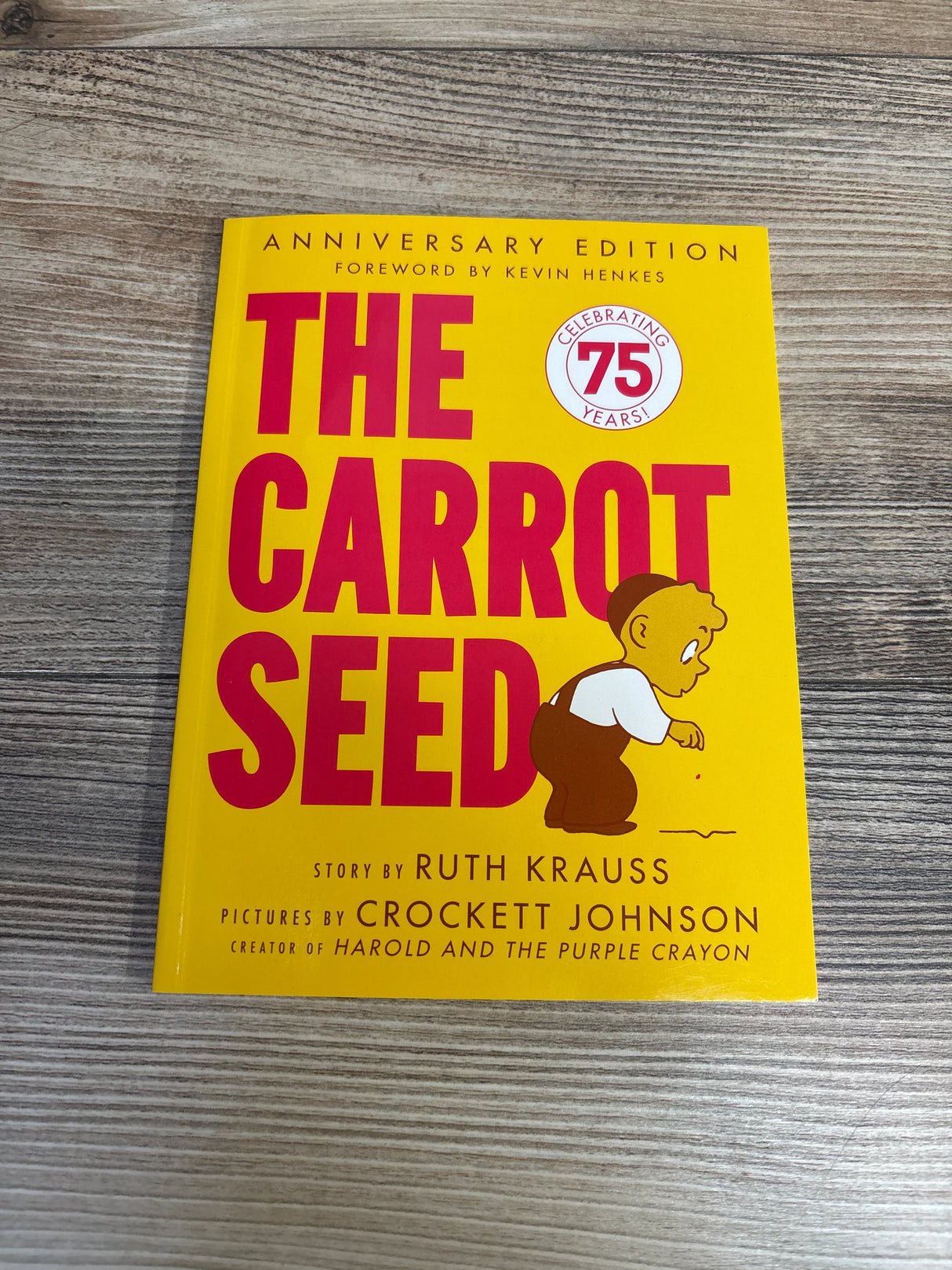 The Carrot Seed: 75th Anniversary Paperback Book - Me n Mommy To Be