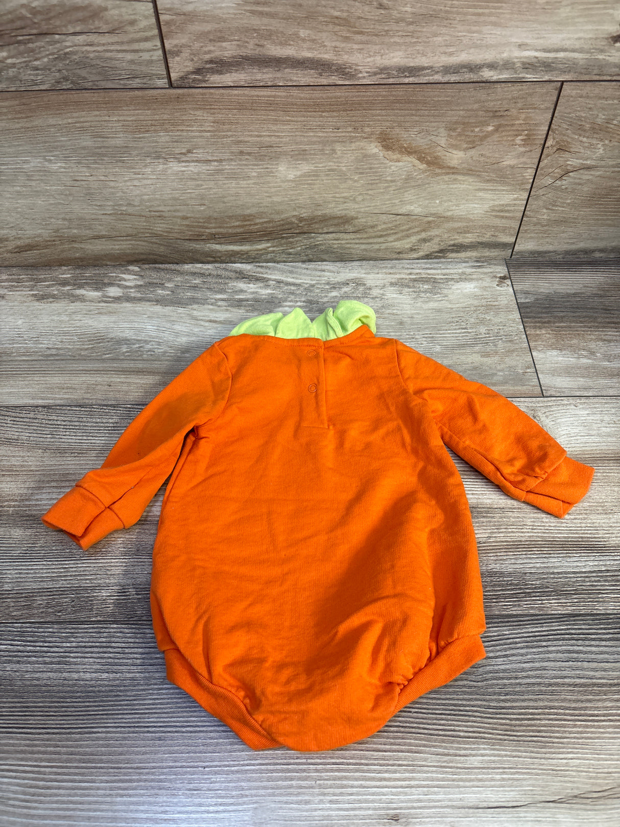 Cat & Jack Pumpkin Bubble Romper Orange sz 3-6m