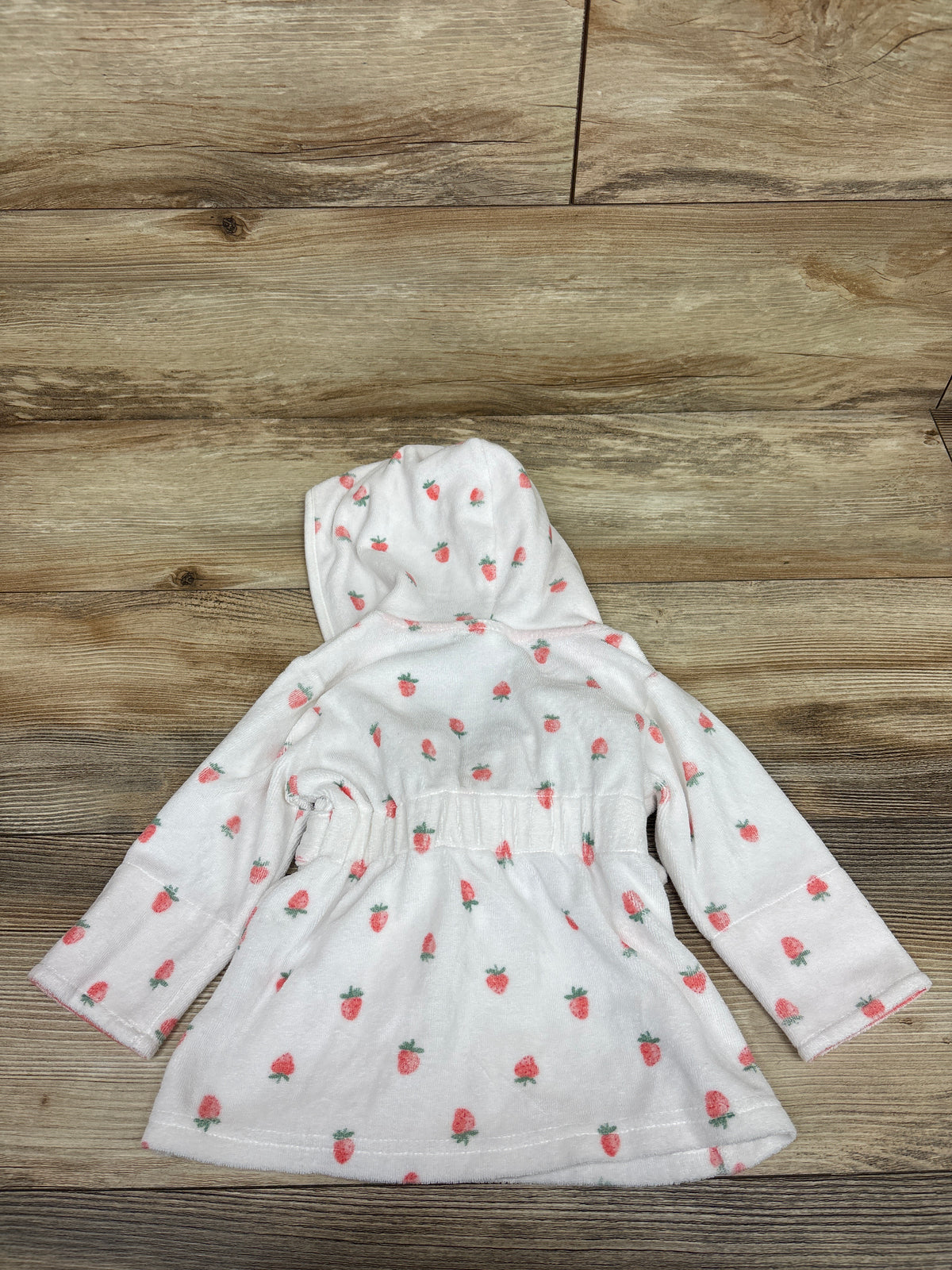 Just One You Strawberry Bath Robe White sz 0-9m