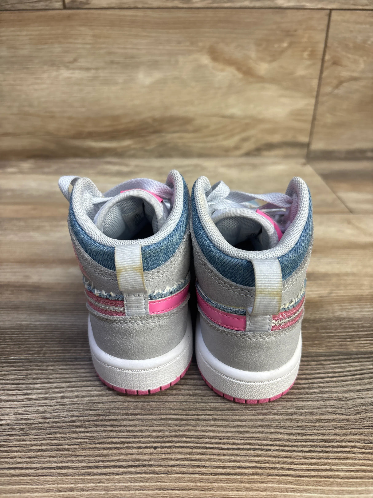 Air Jordan 1 Mid SE PS 'Denim Squad' Sneakers sz 11c