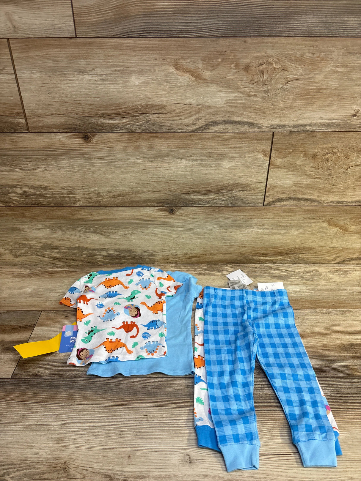 NEW Ms Rachel 4pc Snug Fit Pajama Set Blue sz 18m