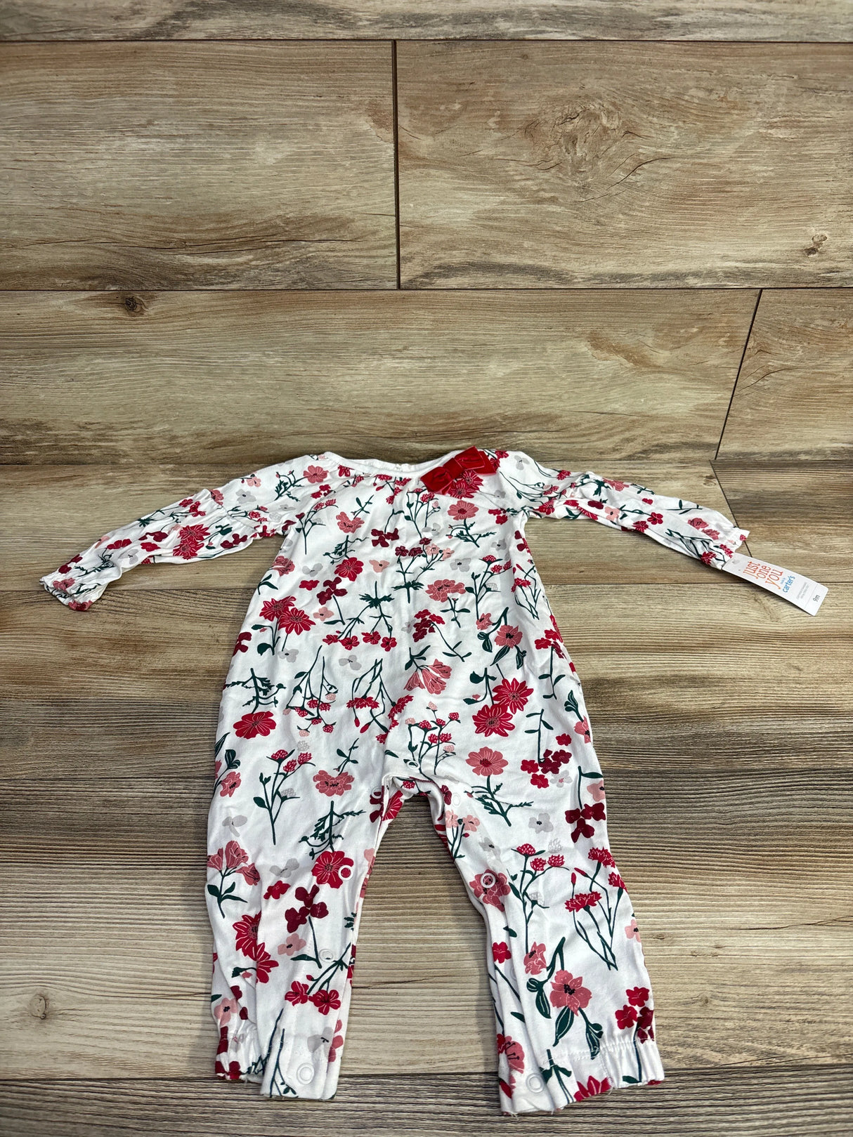 NEW Just One You Floral Coverall White sz 9m